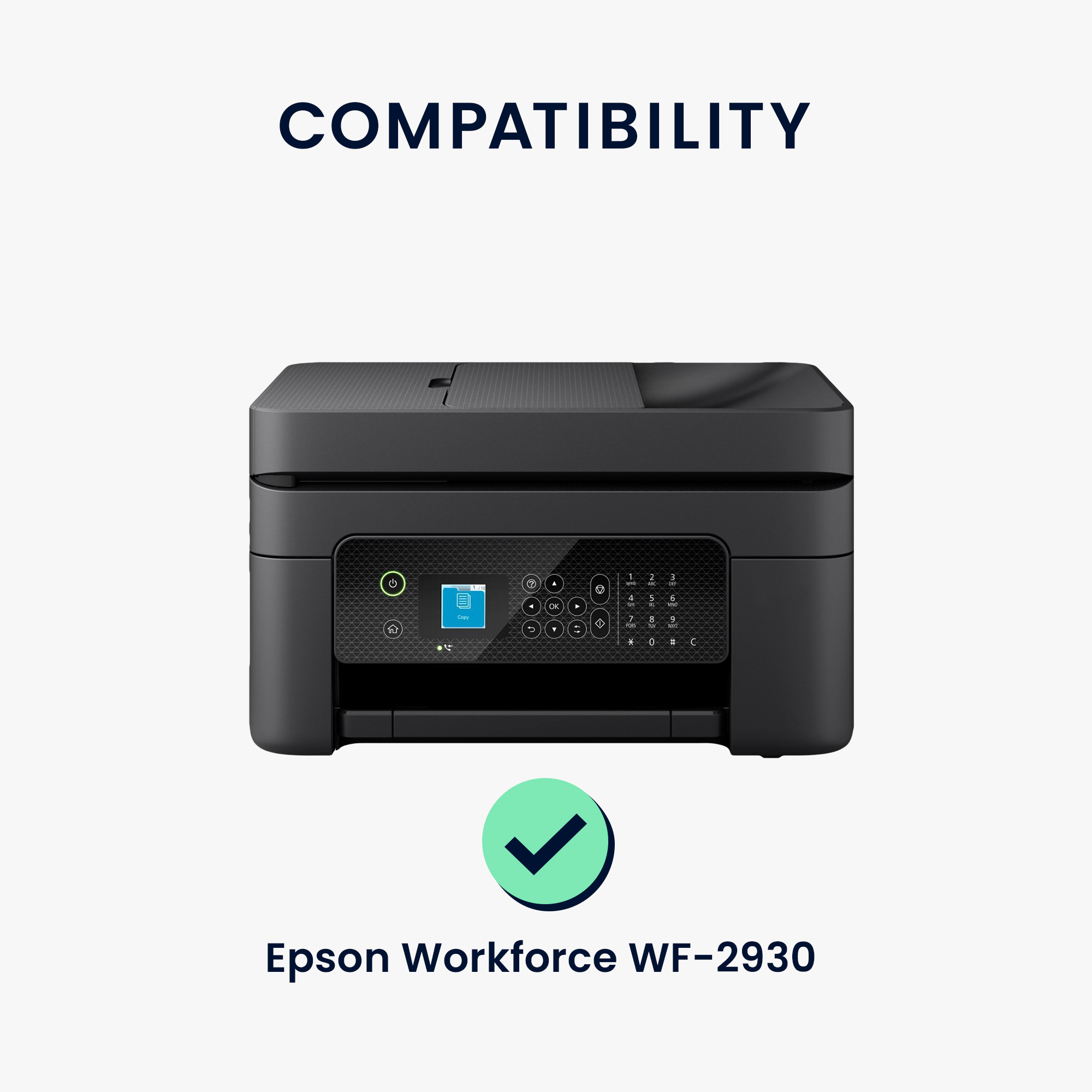 Ochranný obal na tiskárnu Epson Workforce WF-2930 tmavě šedé