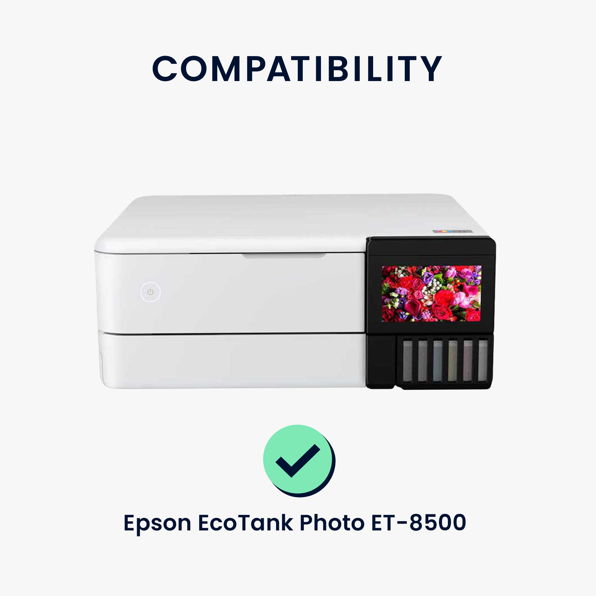 Ochranný obal na tiskárnu Epson EcoTank Photo ET-8500 tmavě šedé
