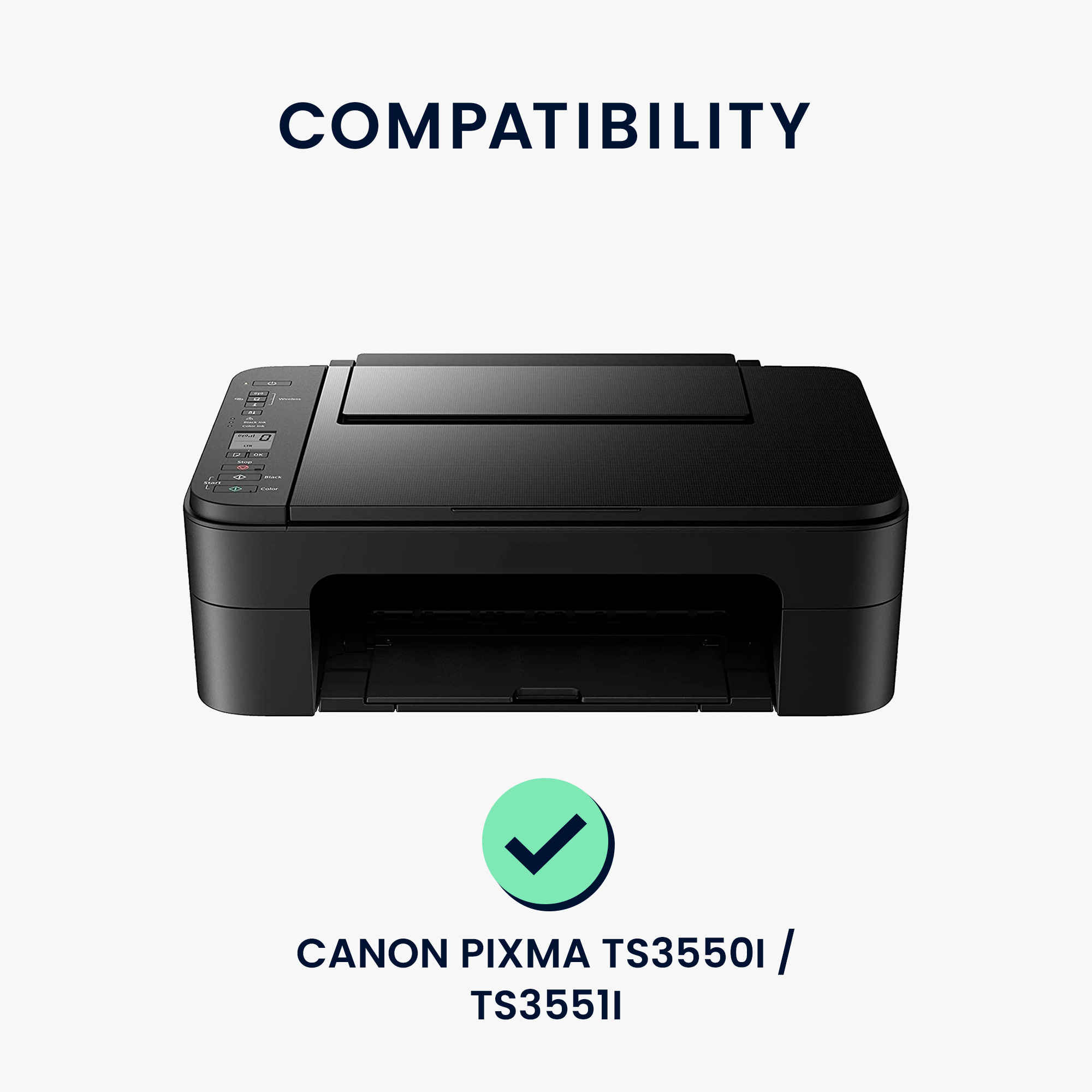 Ochranný obal Canon PIXMA TS3550i kwmobile tmavě šedé