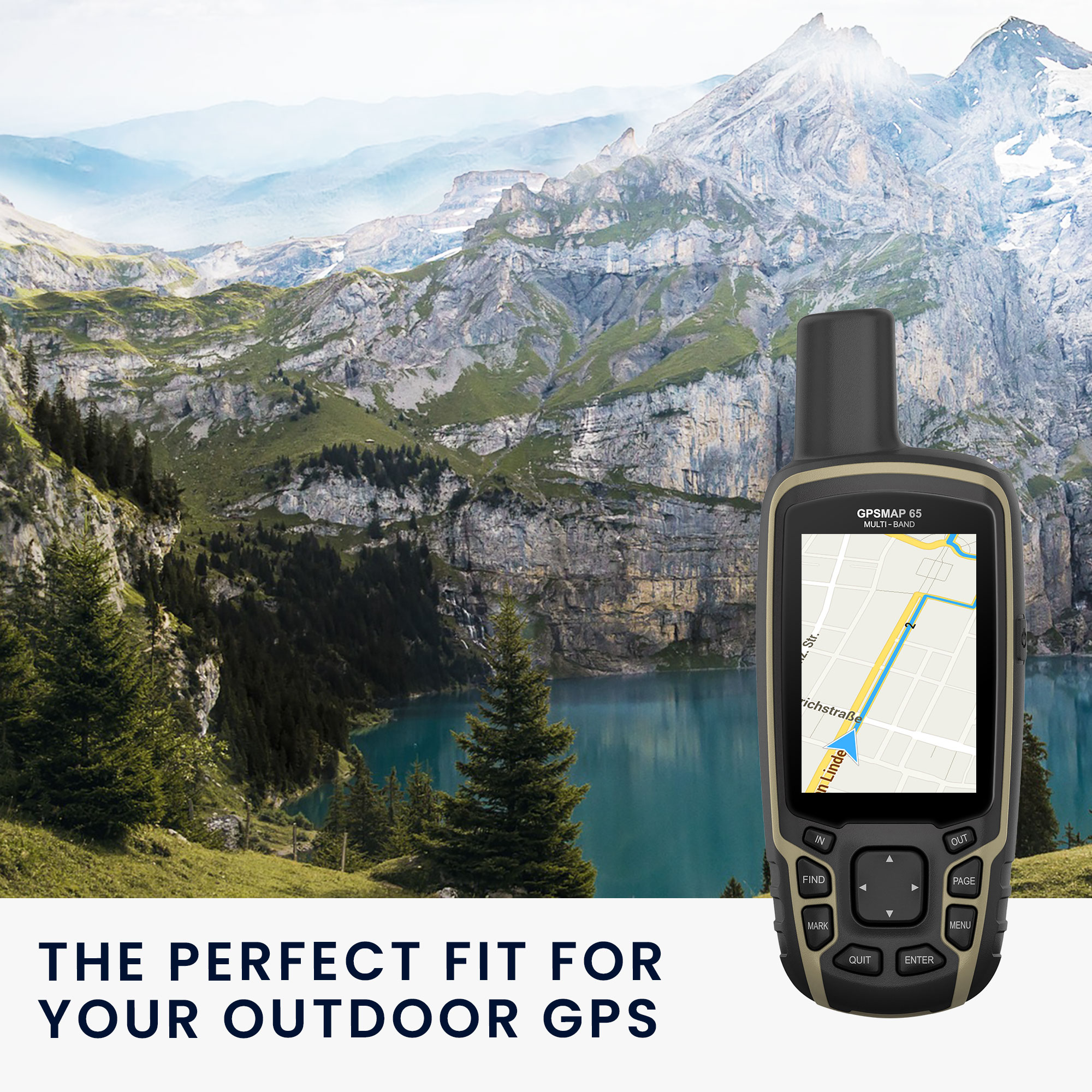 2x Ochranná fólie na GPS kwmobile pro Garmin GPSMAP 62 / 62sc / 64 / 64st/… - čirá