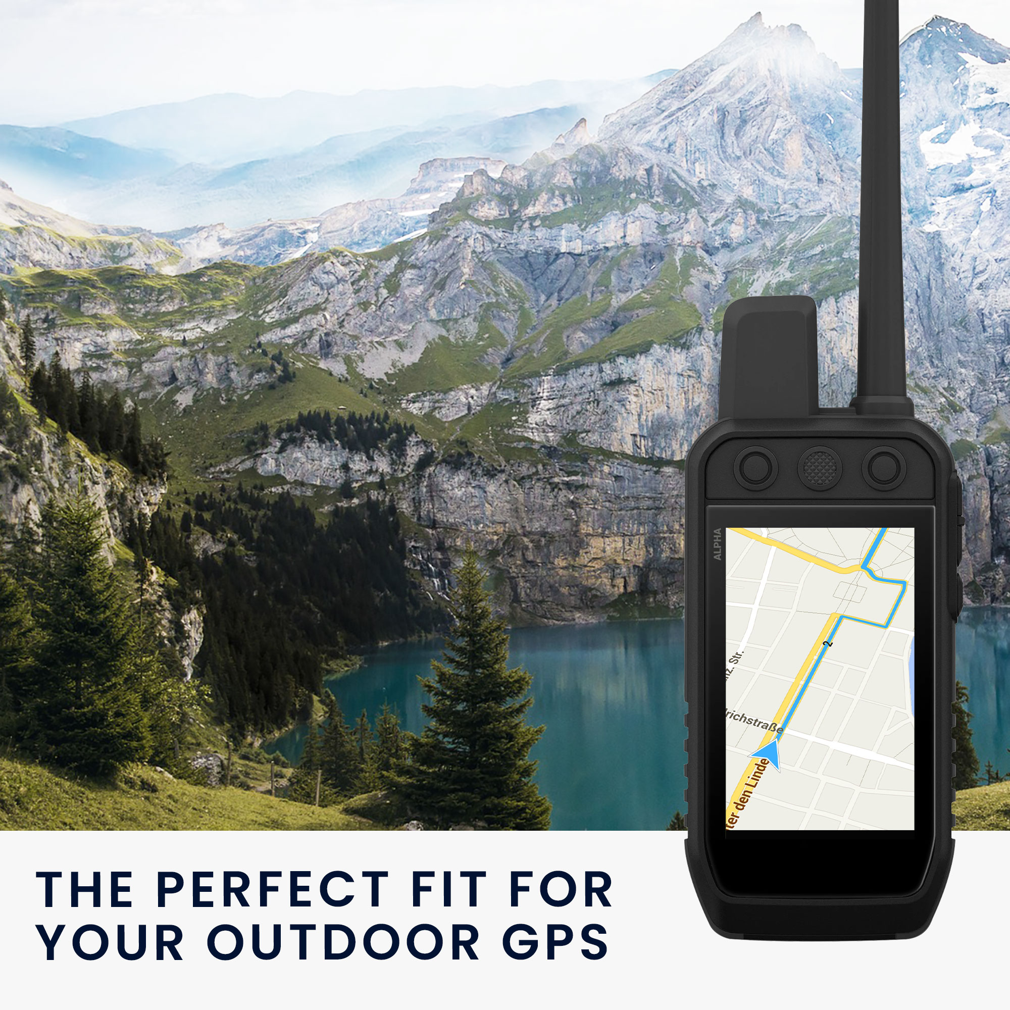 Sada 2 Ochranná fólie pro Garmin Alpha 200 & 200i / Alpha 300 & 300i kwmobile