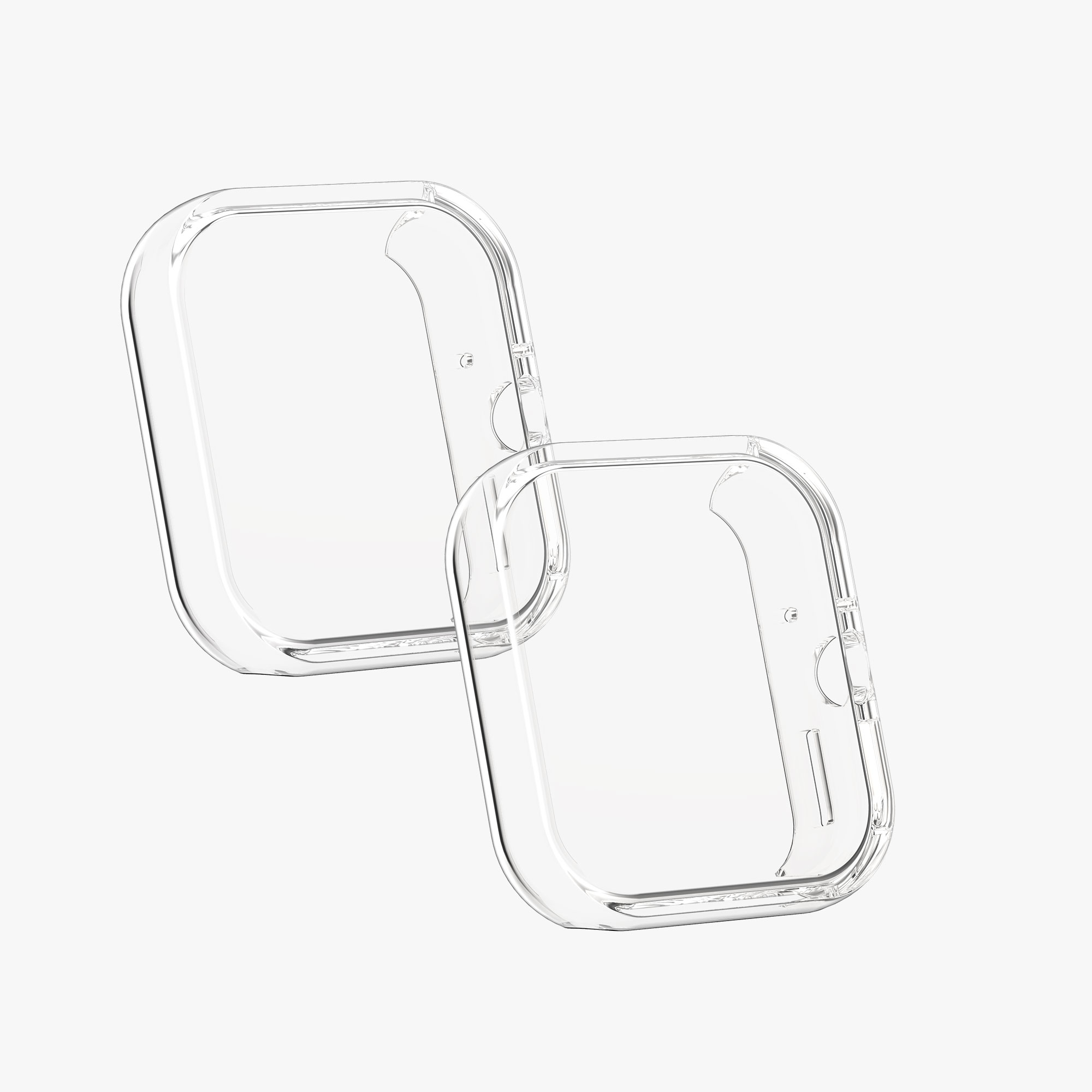 kwmobile ochranný kryt na chytré hodinky Redmi Watch 4 - transparentní