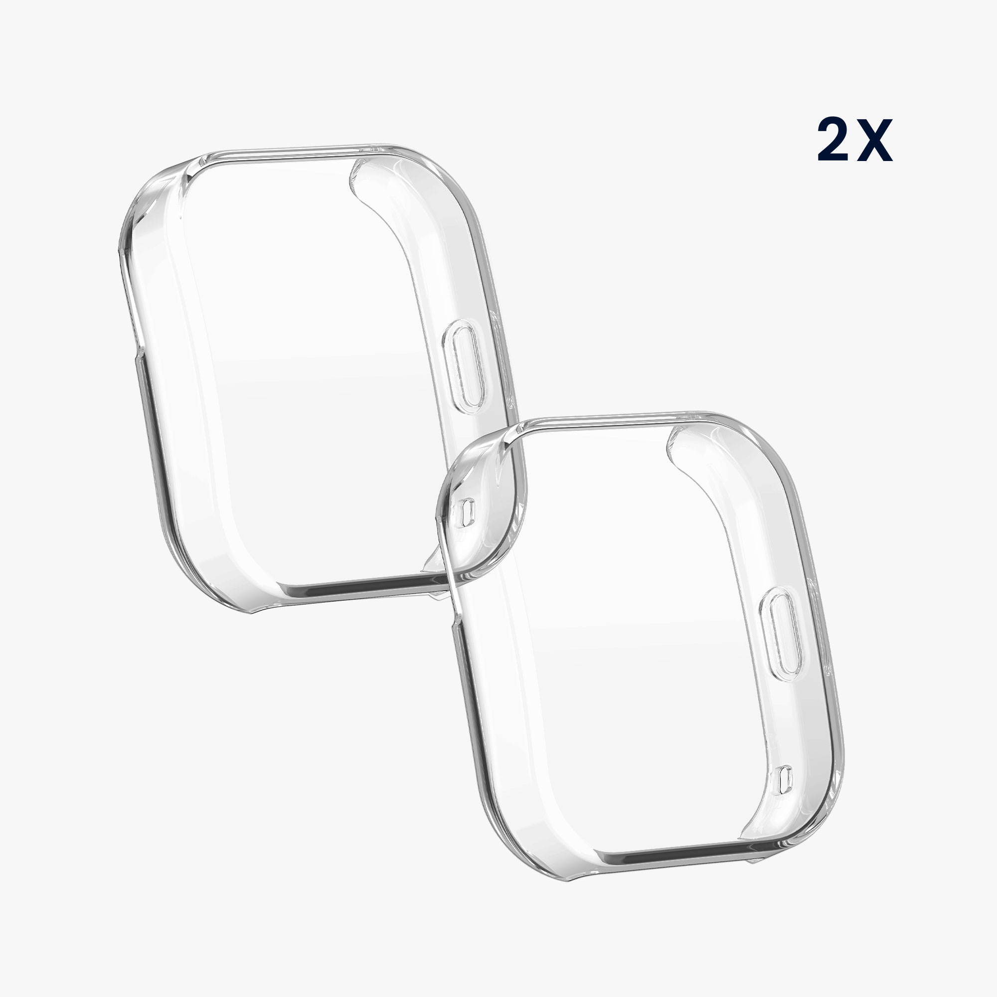 Sada 2 krytů s ochranou displeje pro Huami Amazfit Bip 5 kwmobile - transparentní