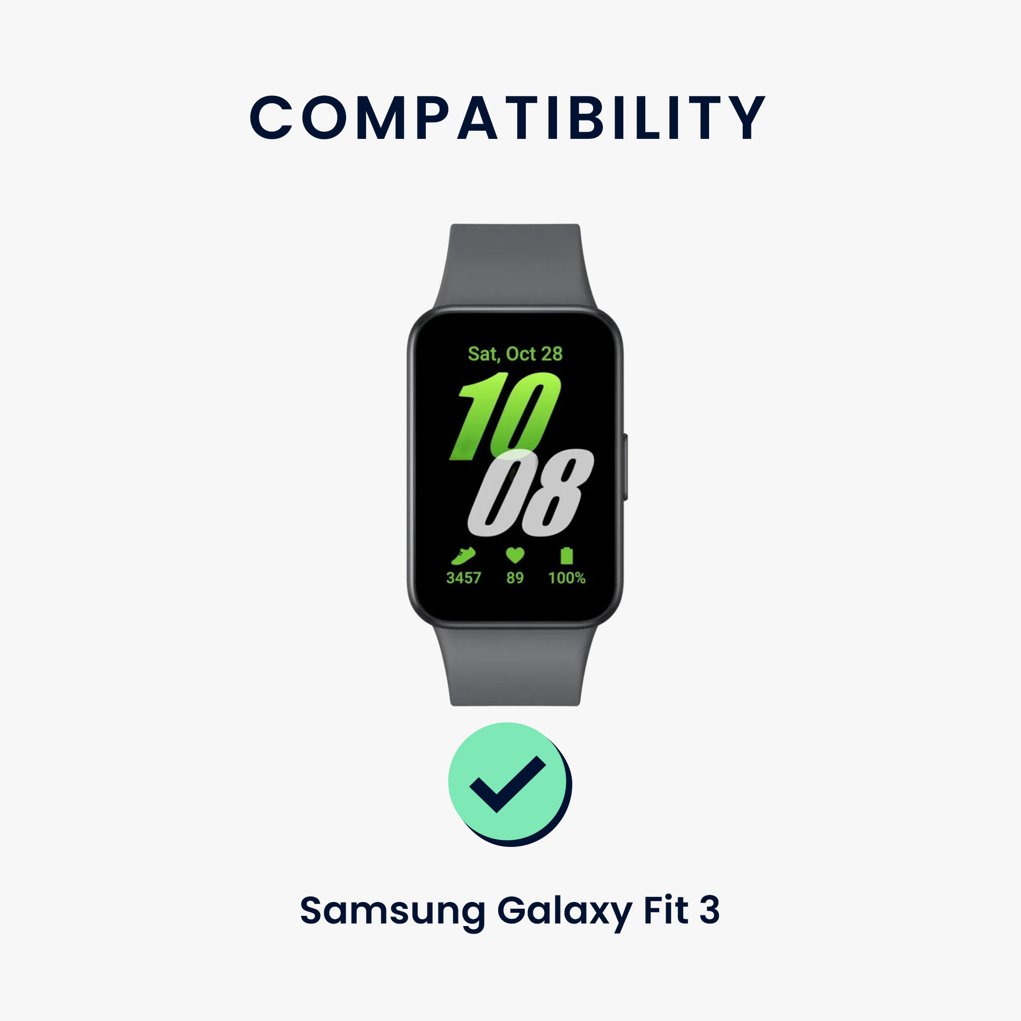 Nylonový řemínek na chytré hodinky Samsung Galaxy Fit 3 kwmobile oranžovo-červeno-modrý