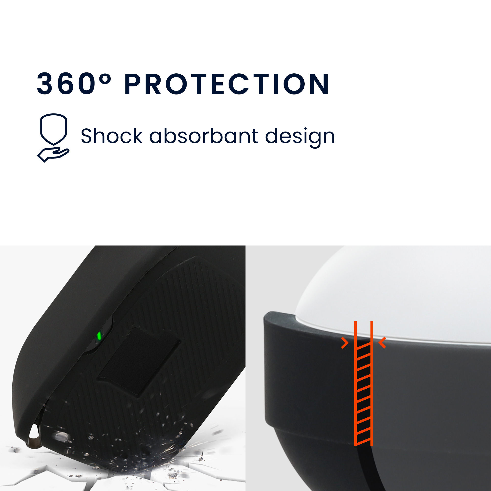 Pouzdro na sluchátka kwmobile pro JBL Vibe Buds - černá
