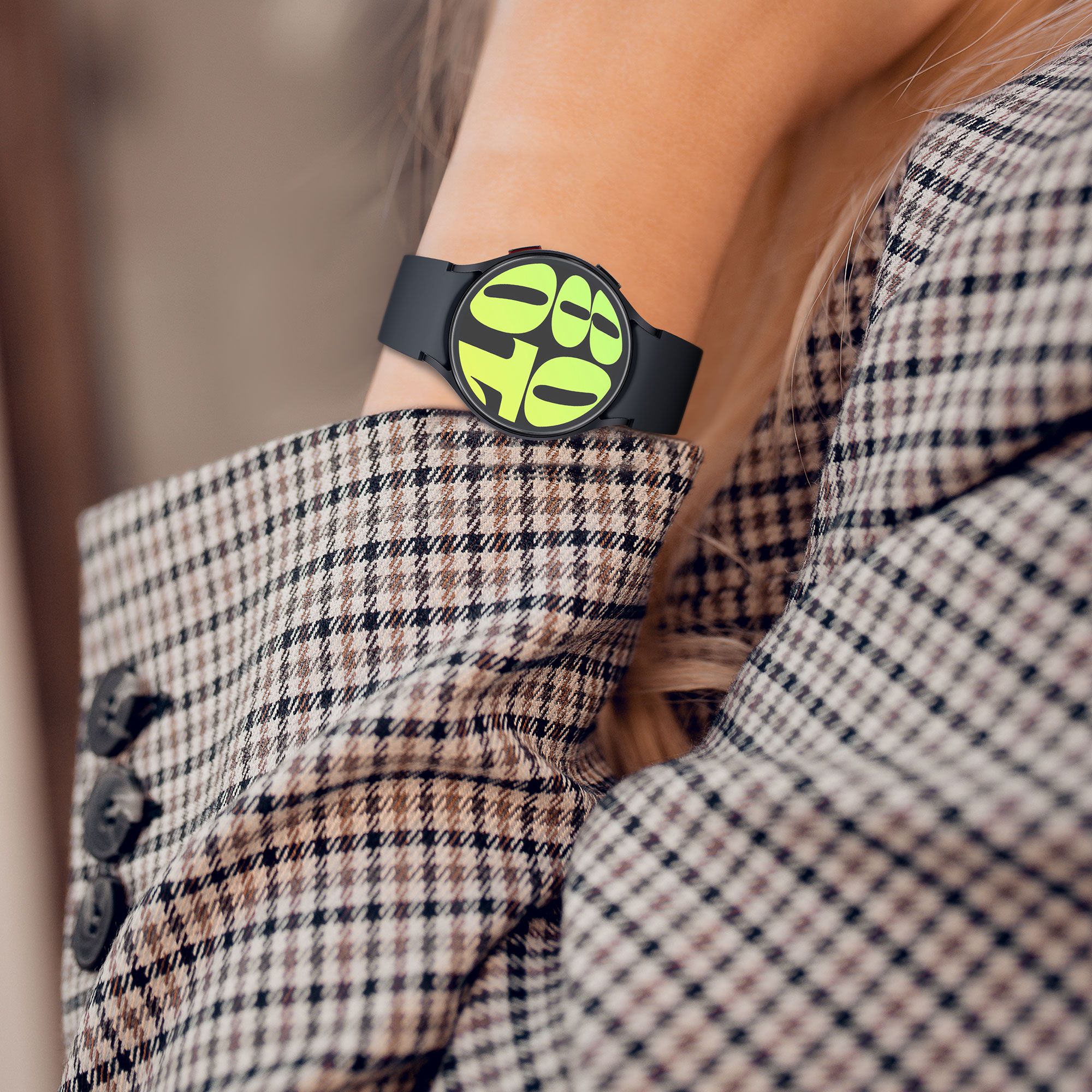 2x Ochranné sklo na hodinky Galaxy Watch 6 44mm kwmobile transparentní