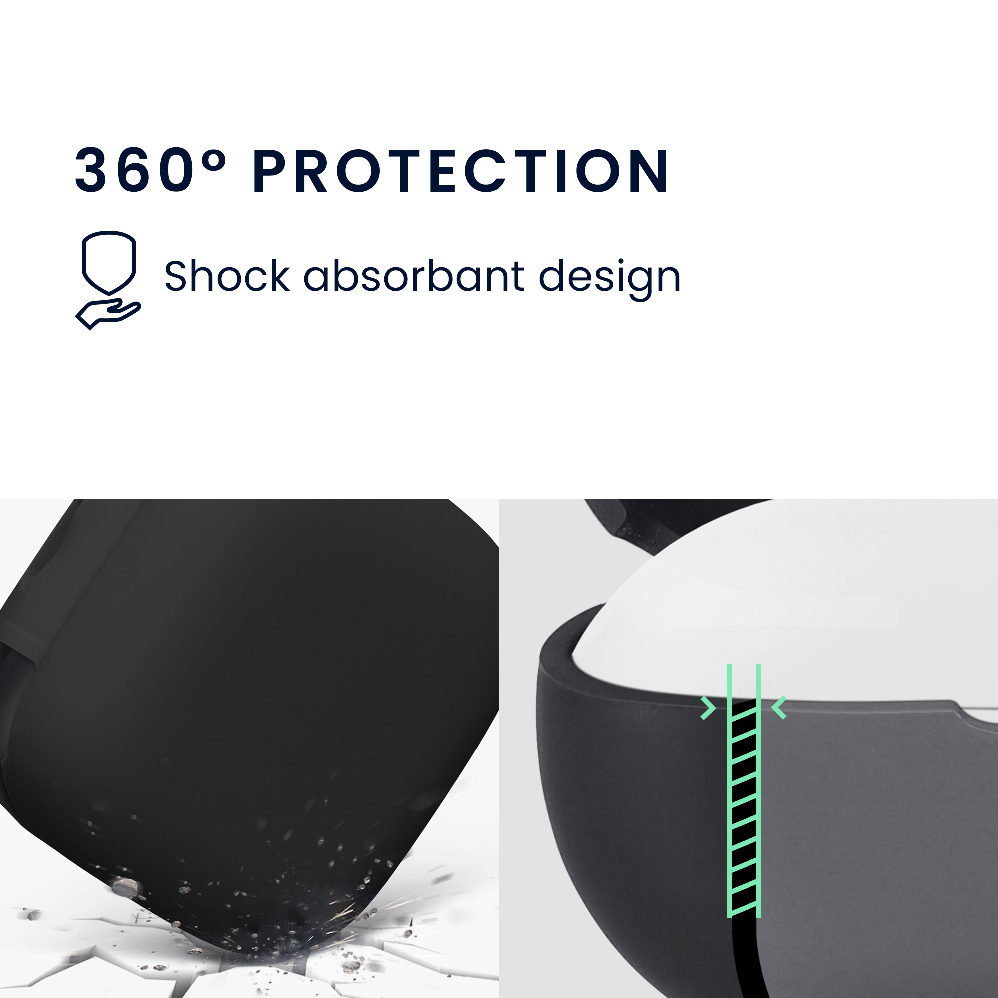 Pouzdro kwmobile pro Anker Soundcore P30i Case, černá