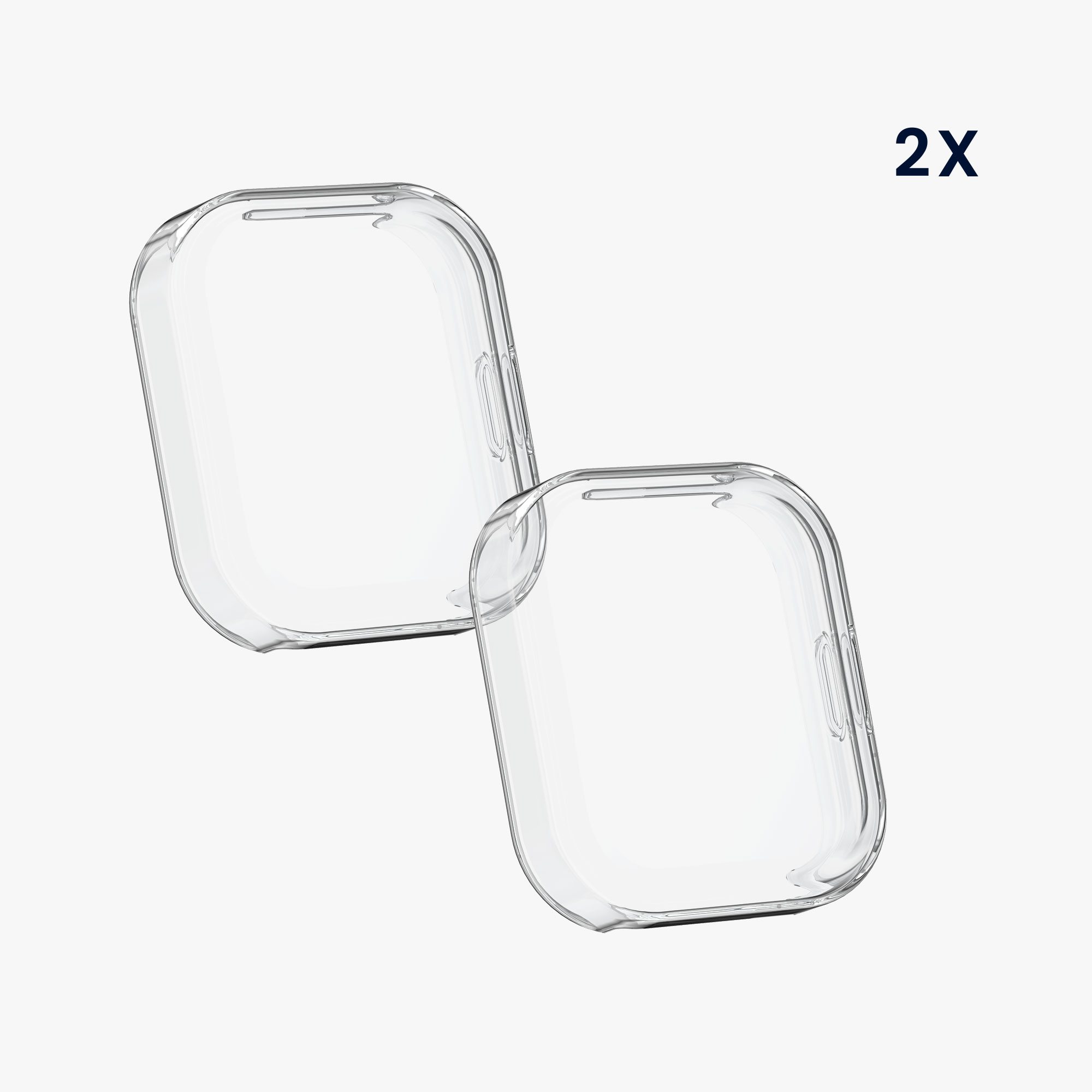 Kryt hodinek 22mm Amazfit Bip 6 / Bip 5 Unity / Bip 5 / G 22mm kwmobile 2ks čirý