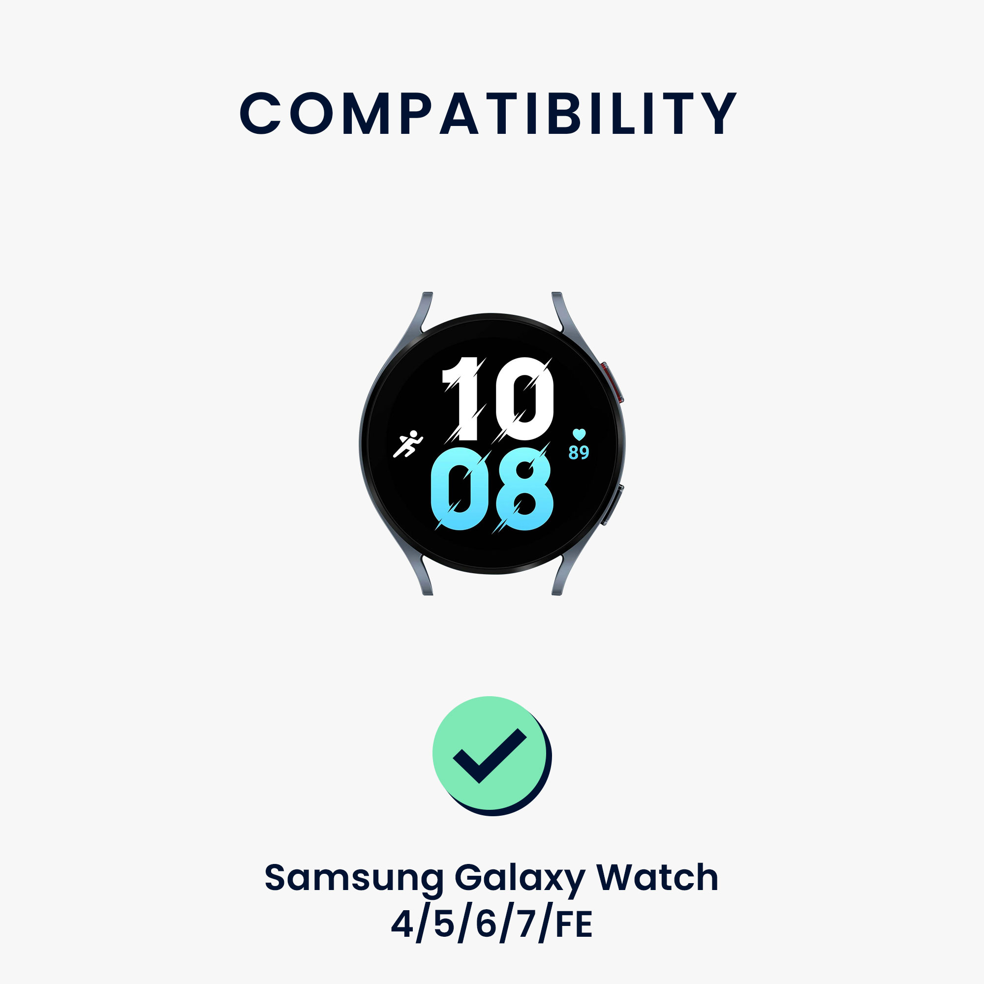 Řemínek na hodinky Galaxy Watch 4 / 5 / 6 Galaxy Watch 7 / FE kwmobile světle modrý