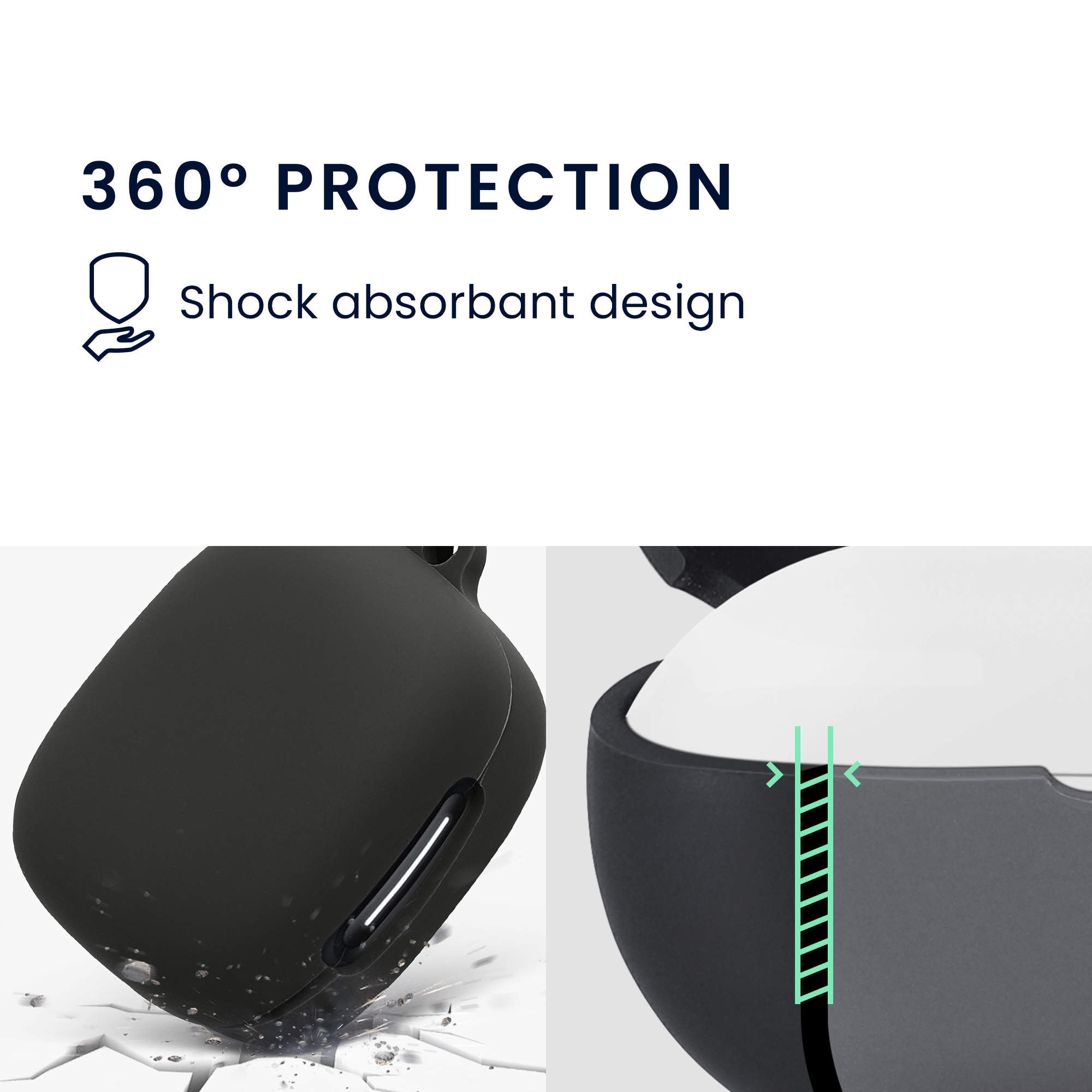 Pouzdro kwmobile pro Anker Soundcore C40i Case, černá