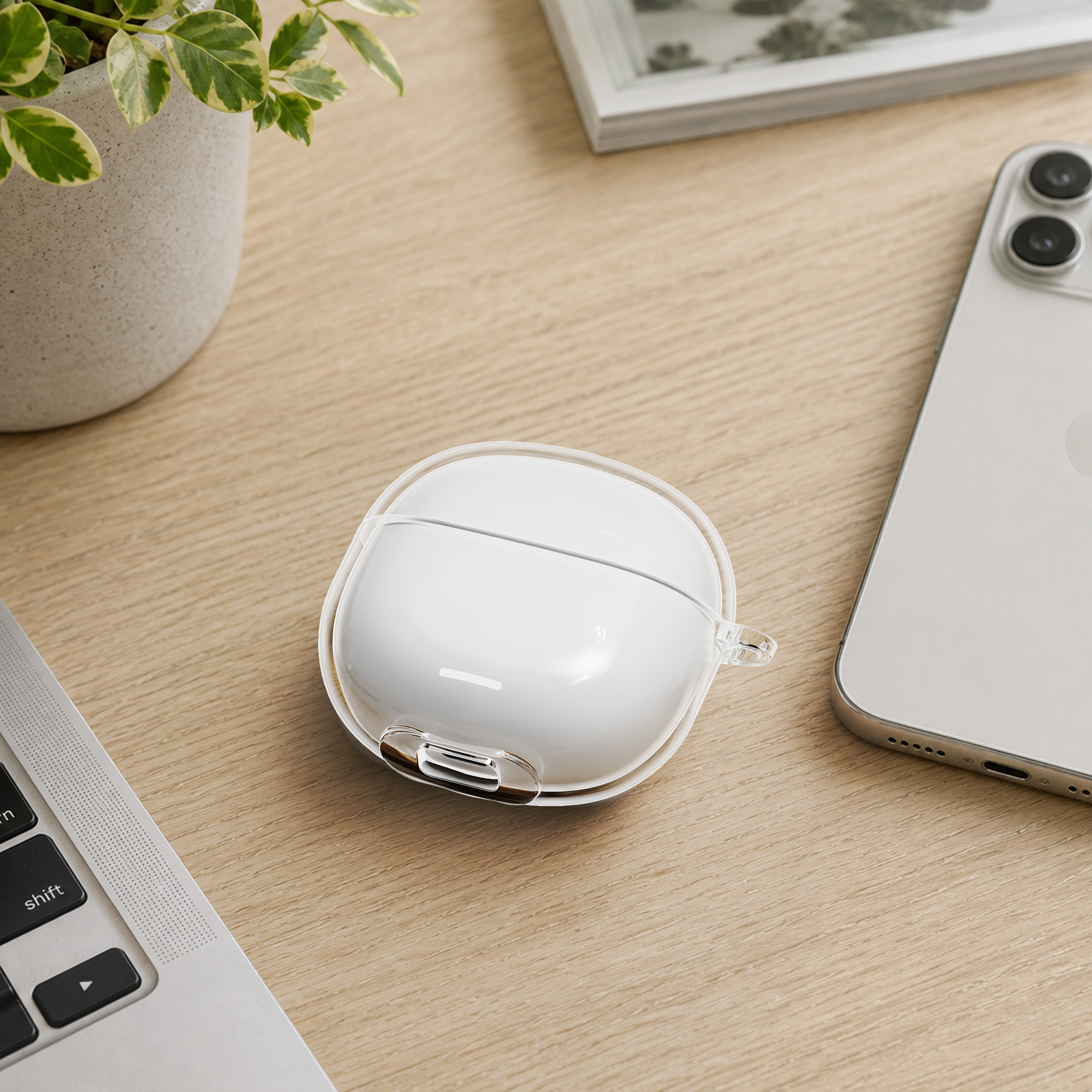 Silikonový obal nabíjecí pouzdro sluchátka Xiaomi Redmi Buds 6 Lite průhledná kwmobile