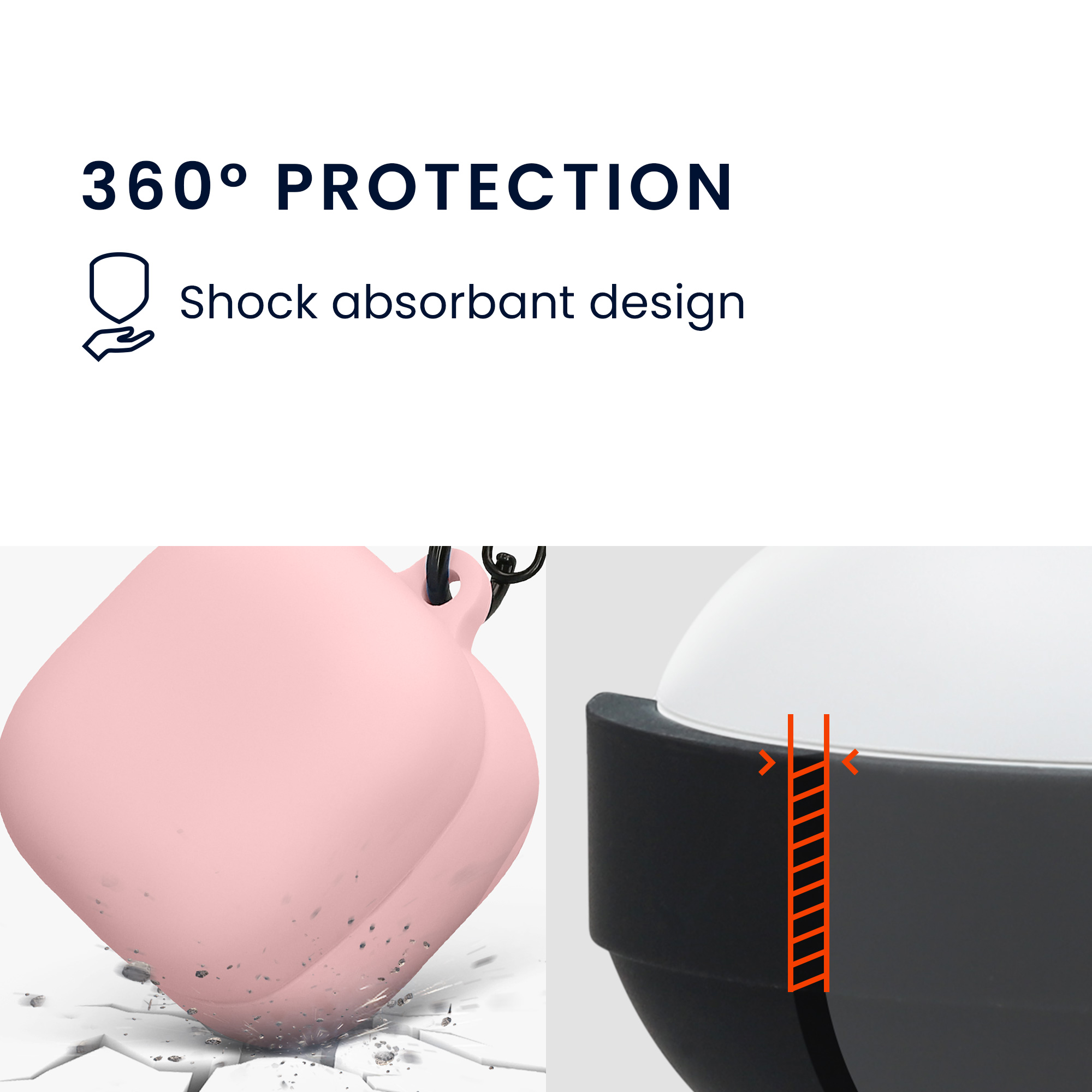 Pouzdro na sluchátka kwmobile pro Sony LinkBuds Fit WF-LS910N, růžová