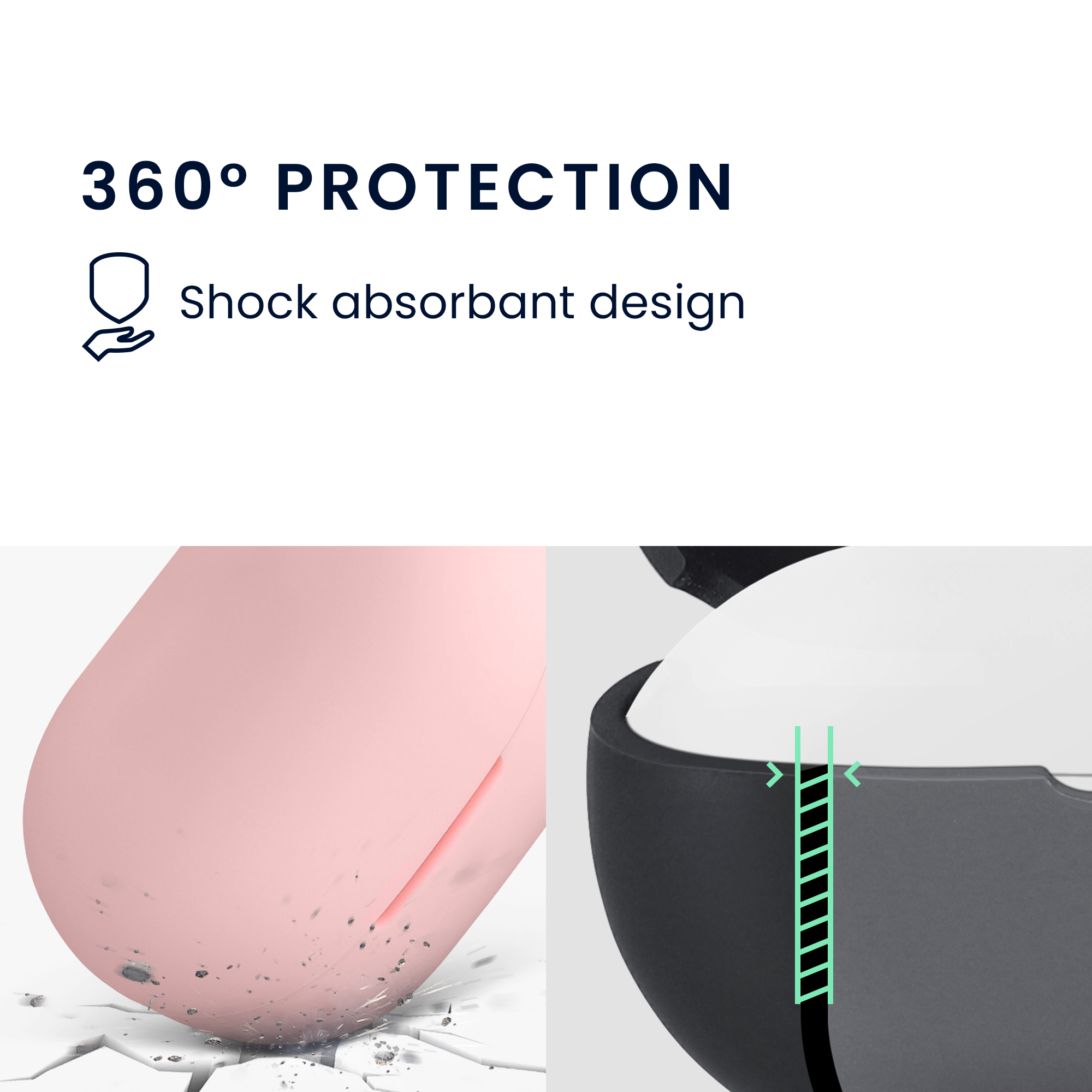 Silikonový obal nabíjecí pouzdro sluchátka Bose QuietComfort Earbuds růžová kwmobile