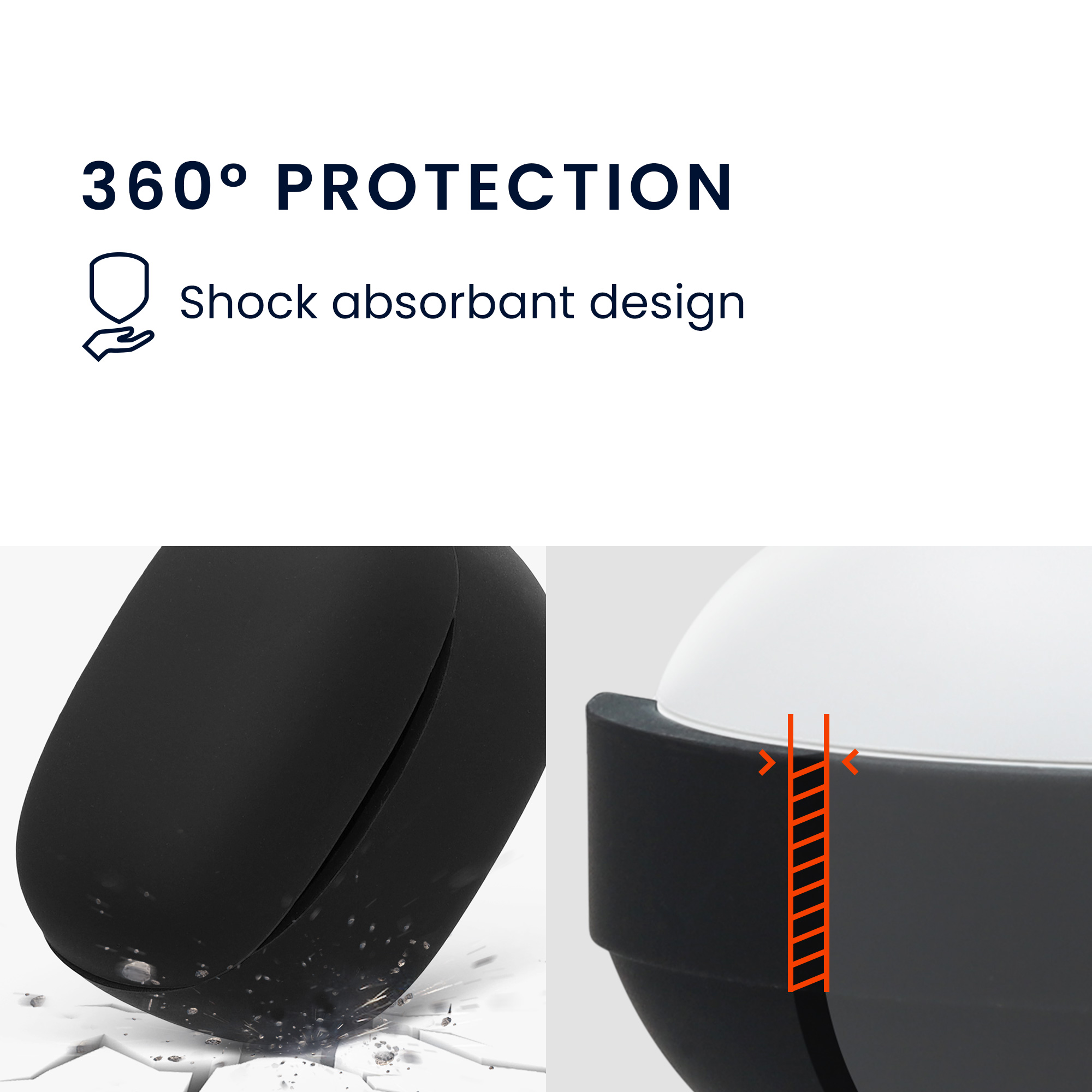 Pouzdro na sluchátka kwmobile pro JBL Tune Buds 2 - černá