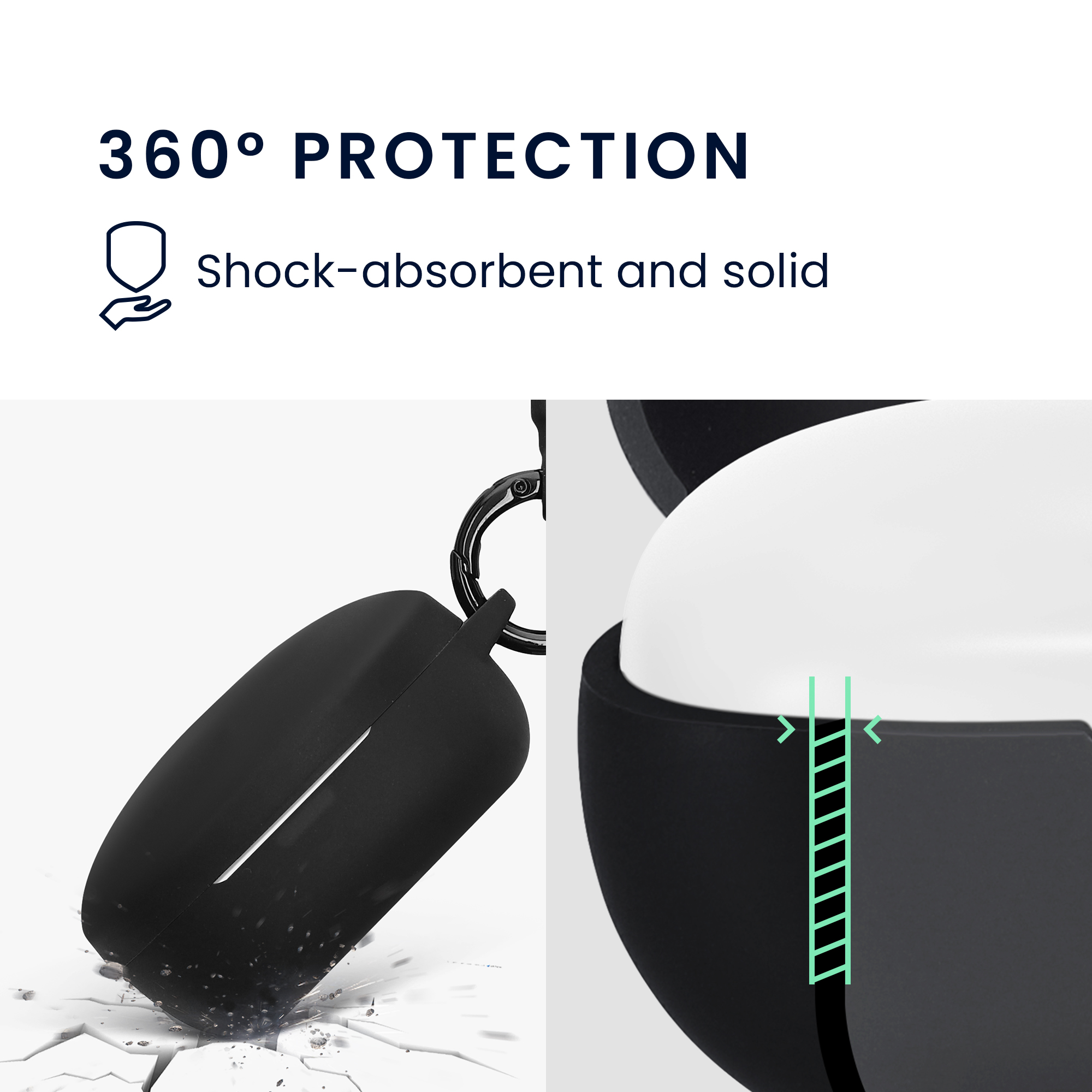 Pouzdro kwmobile pro Anker Soundcore Life P2 mini, černá