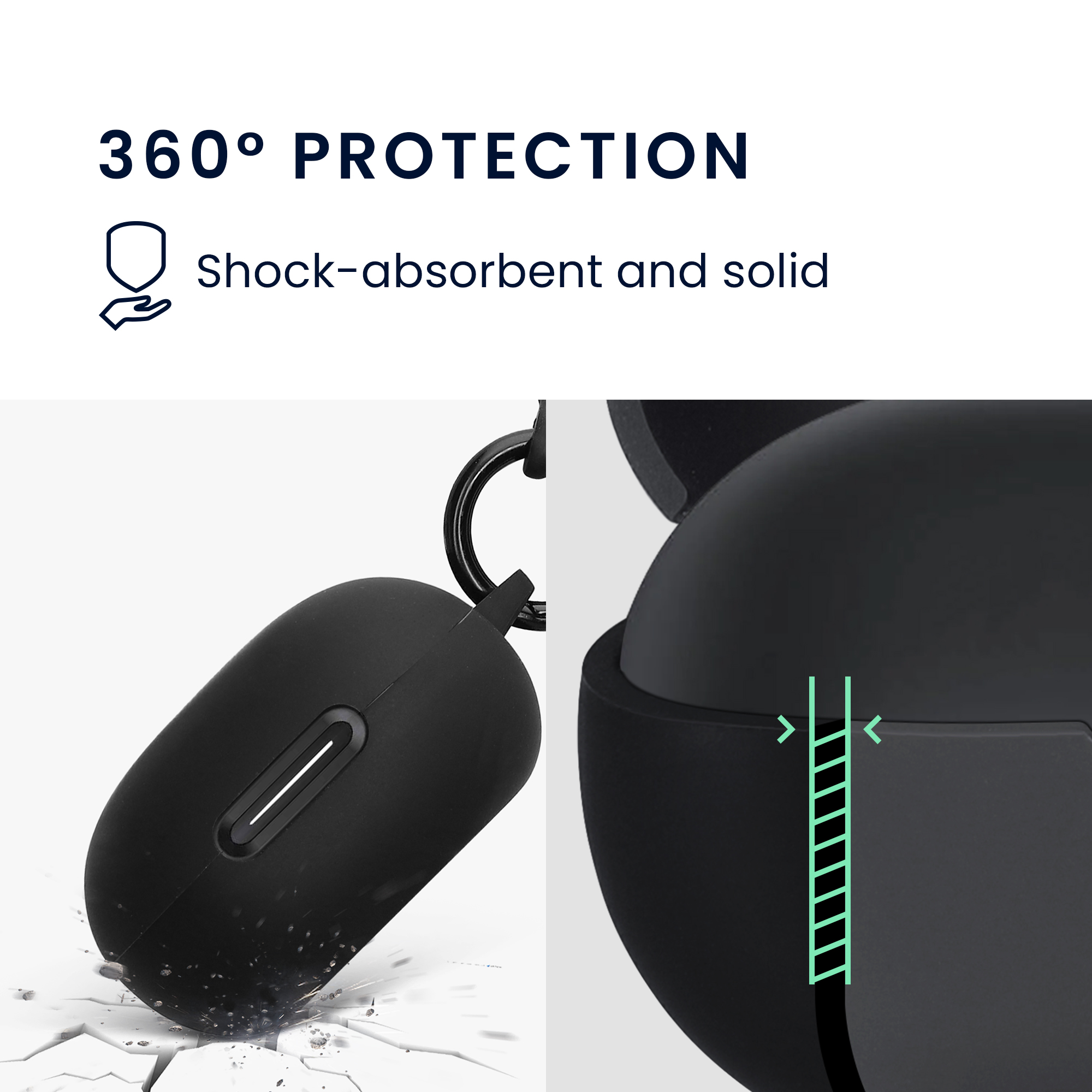 Pouzdro kwmobile pro Anker soundcore P40i, černá