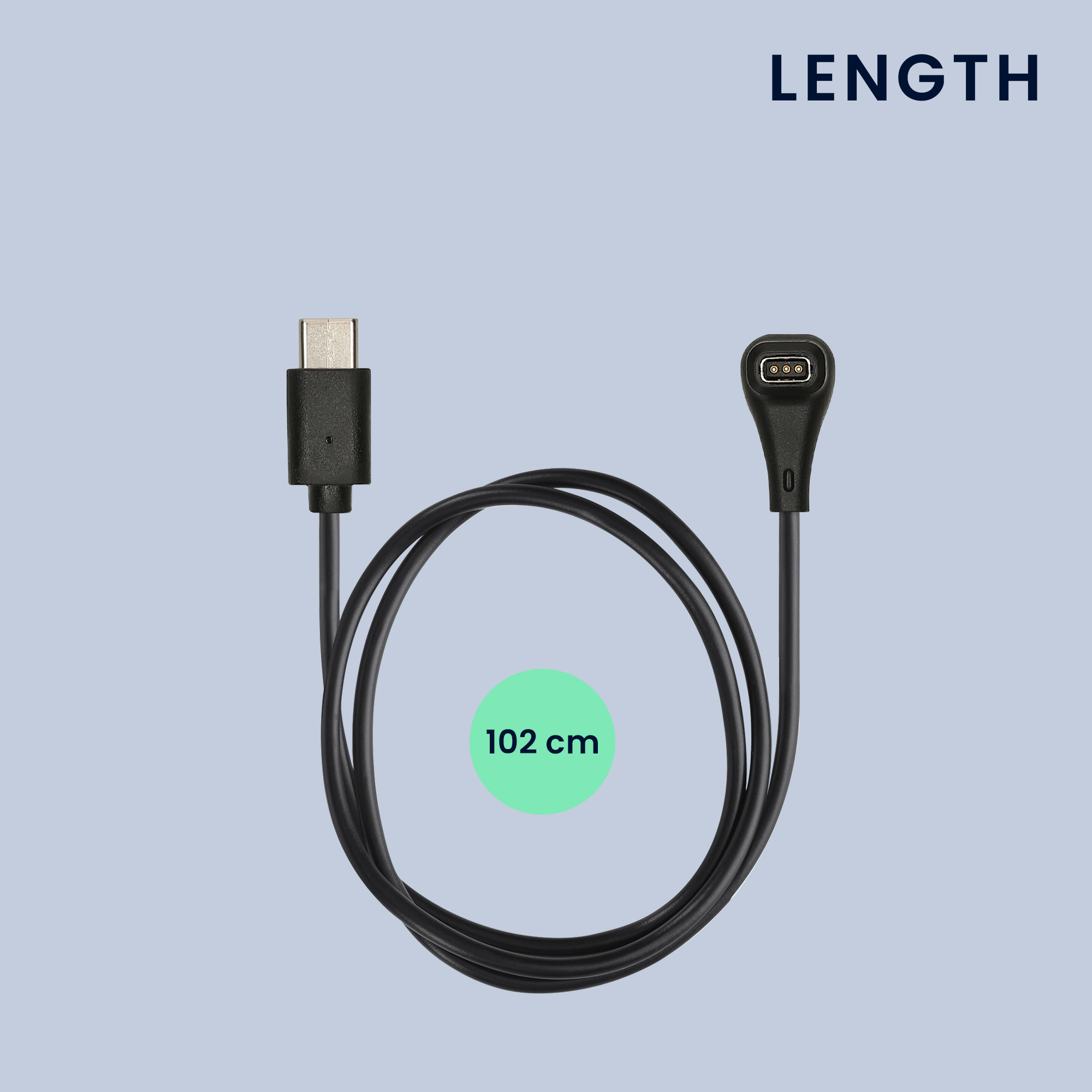 Nabíjecí kabel k chytrým hodinkám COROS PACE Pro kwmobile - černá