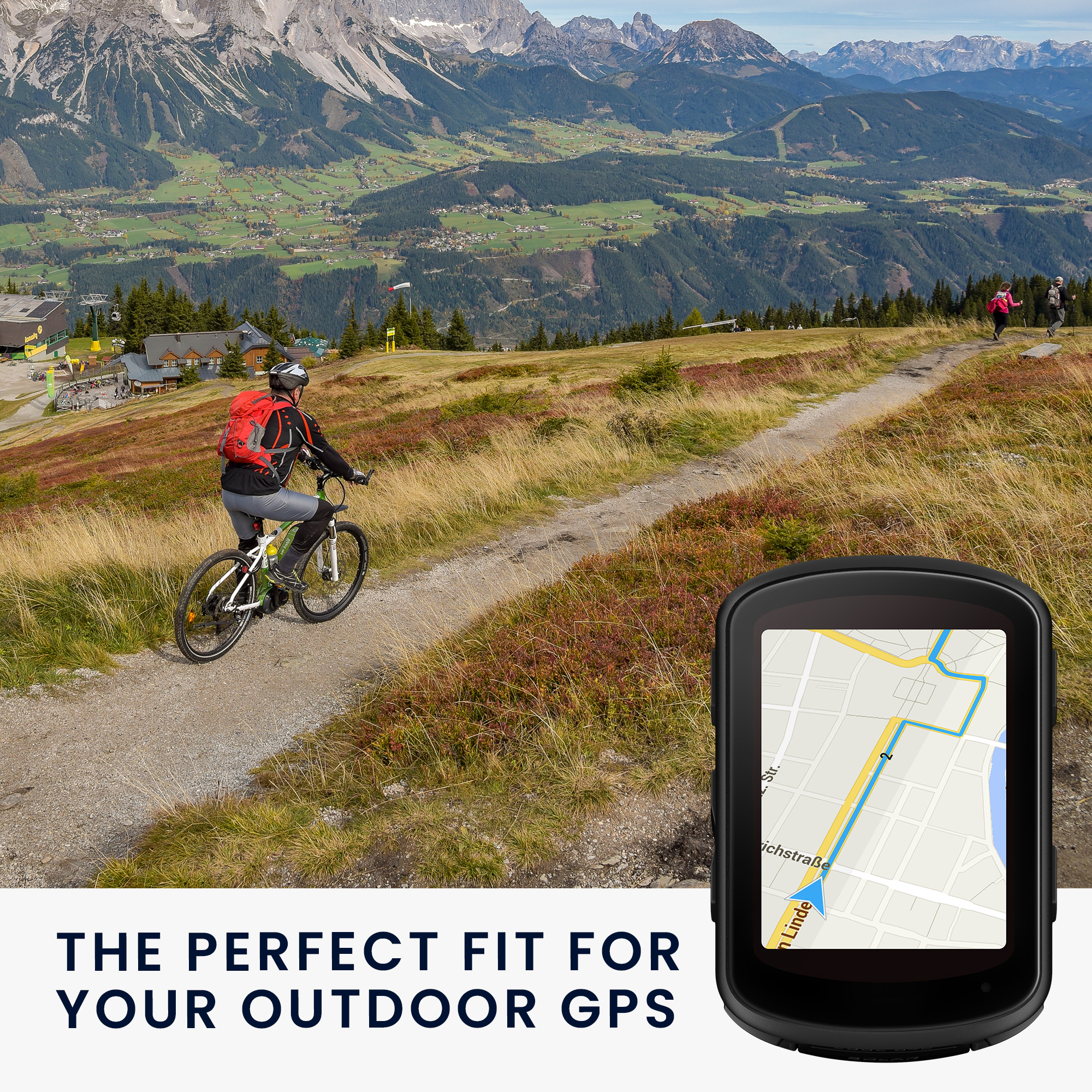 Ochranná fólie cyklo GPS Garmin Edge 840 / Edge 540 kwmobile 2 ks transparentní