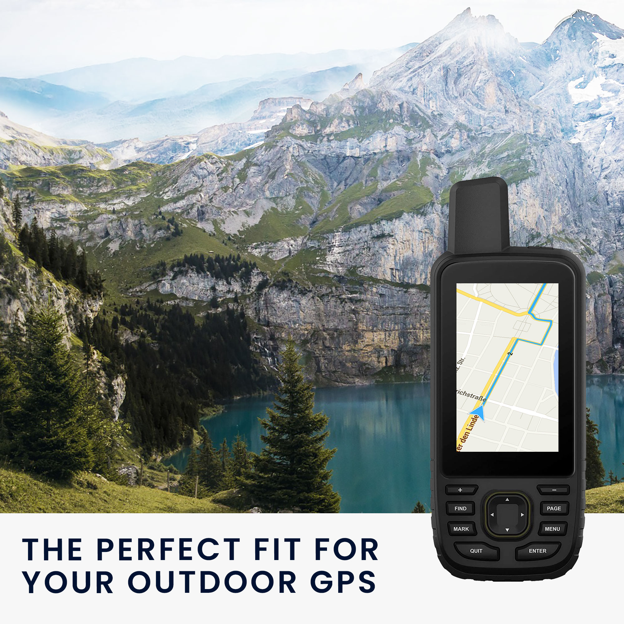 2x Ochranná fólie na GPS kwmobile pro Garmin GPSMAP 67 / 67i - čirá