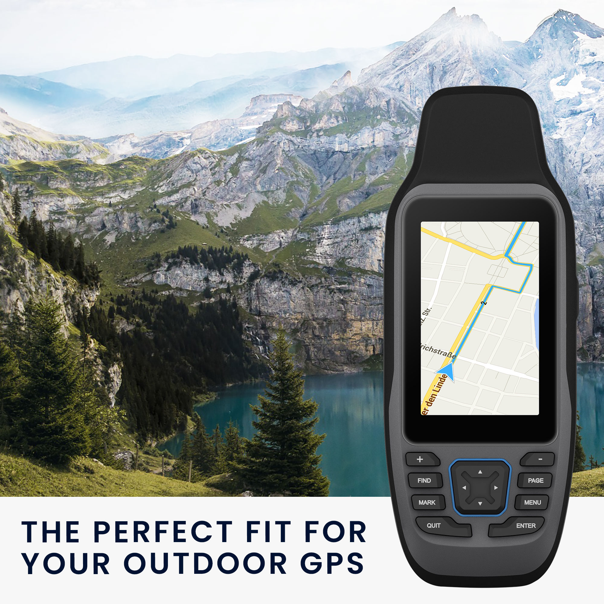 2x Ochranná fólie na GPS kwmobile pro Garmin GPSMAP 79s - čirá