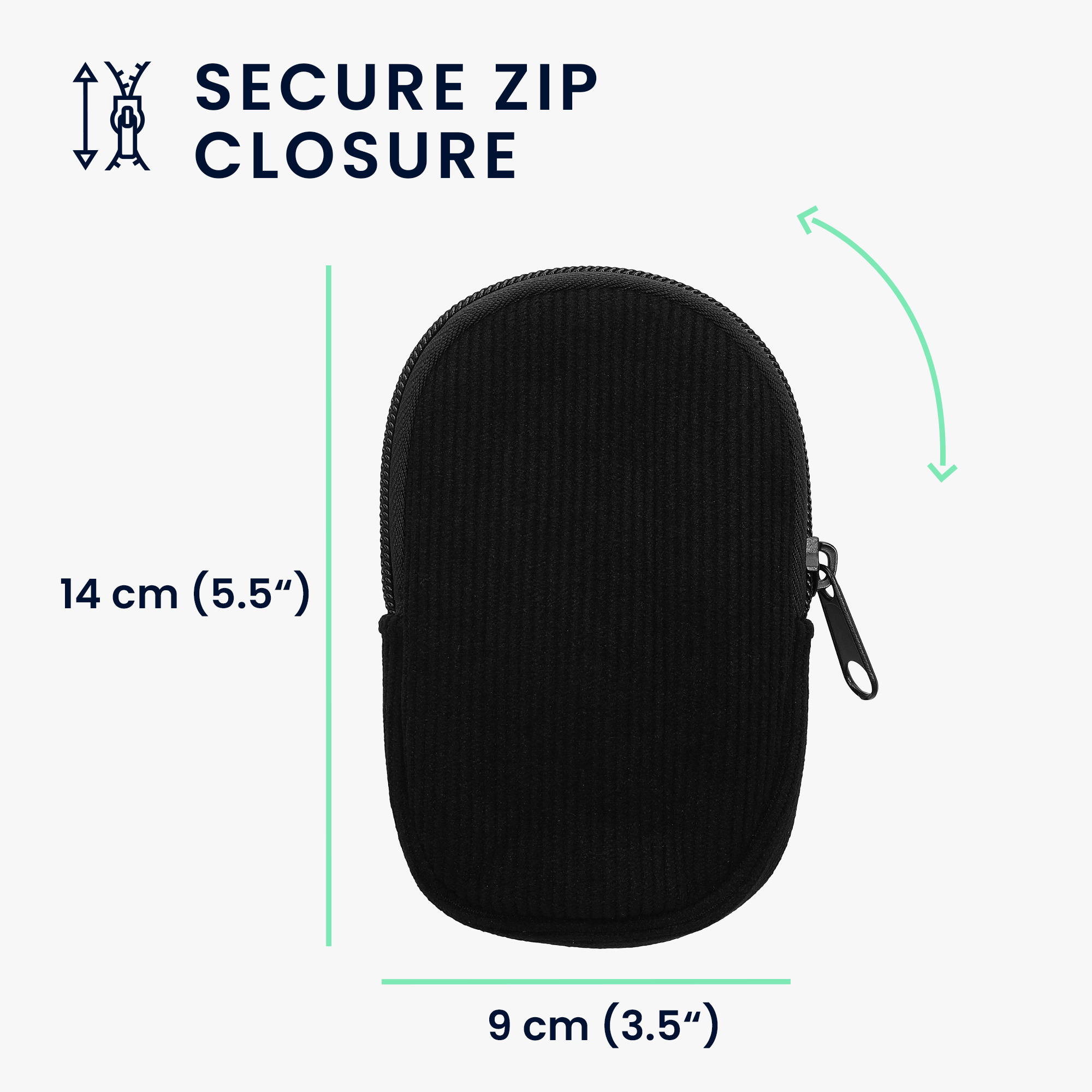 Pouzdro na myš Logitech Pebble kwmobile - černá