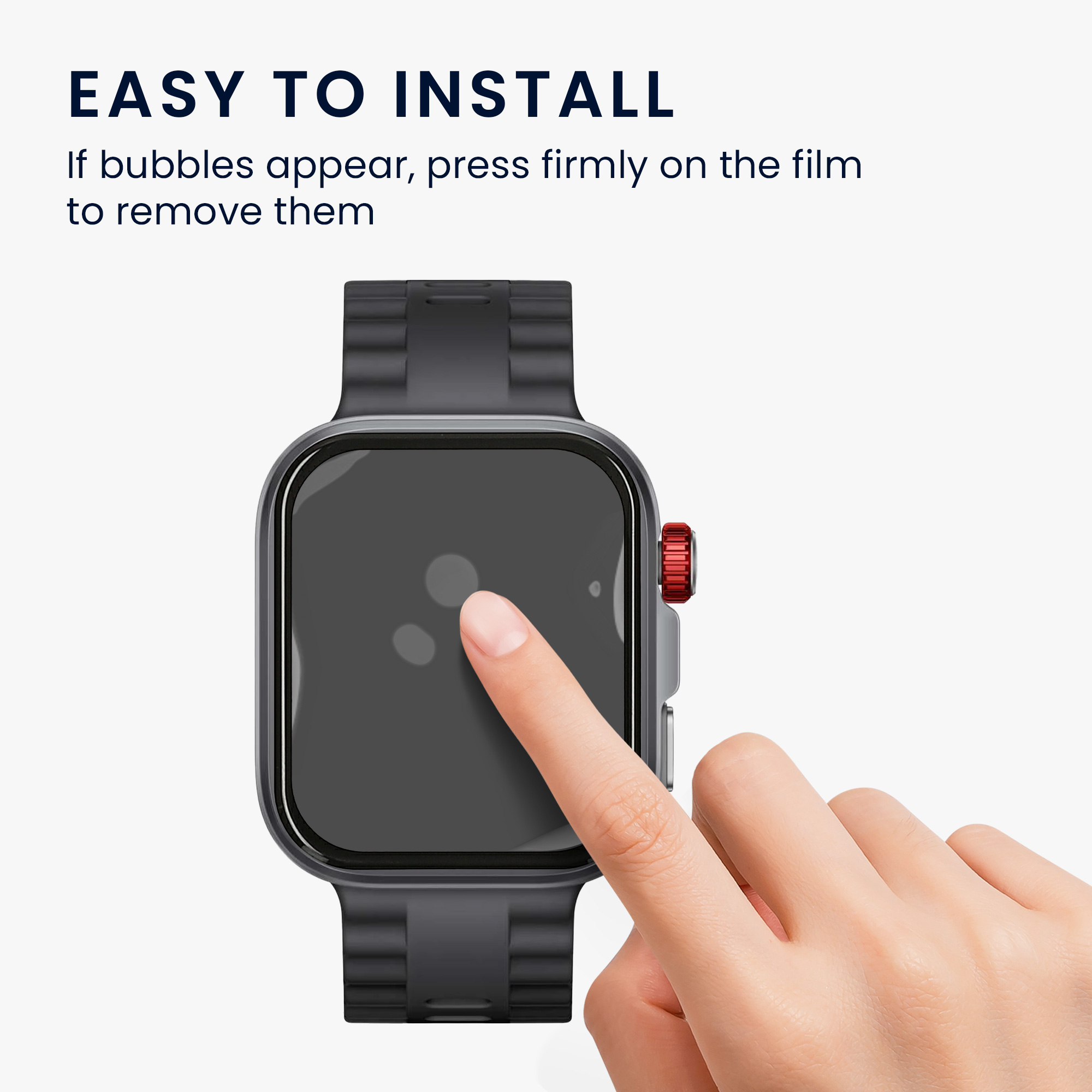 Ochranná fólie hodinky Huawei Watch Fit 4 Pro sada 2 ks 2x Smart Protector Anti-Fingerprint kwmobile