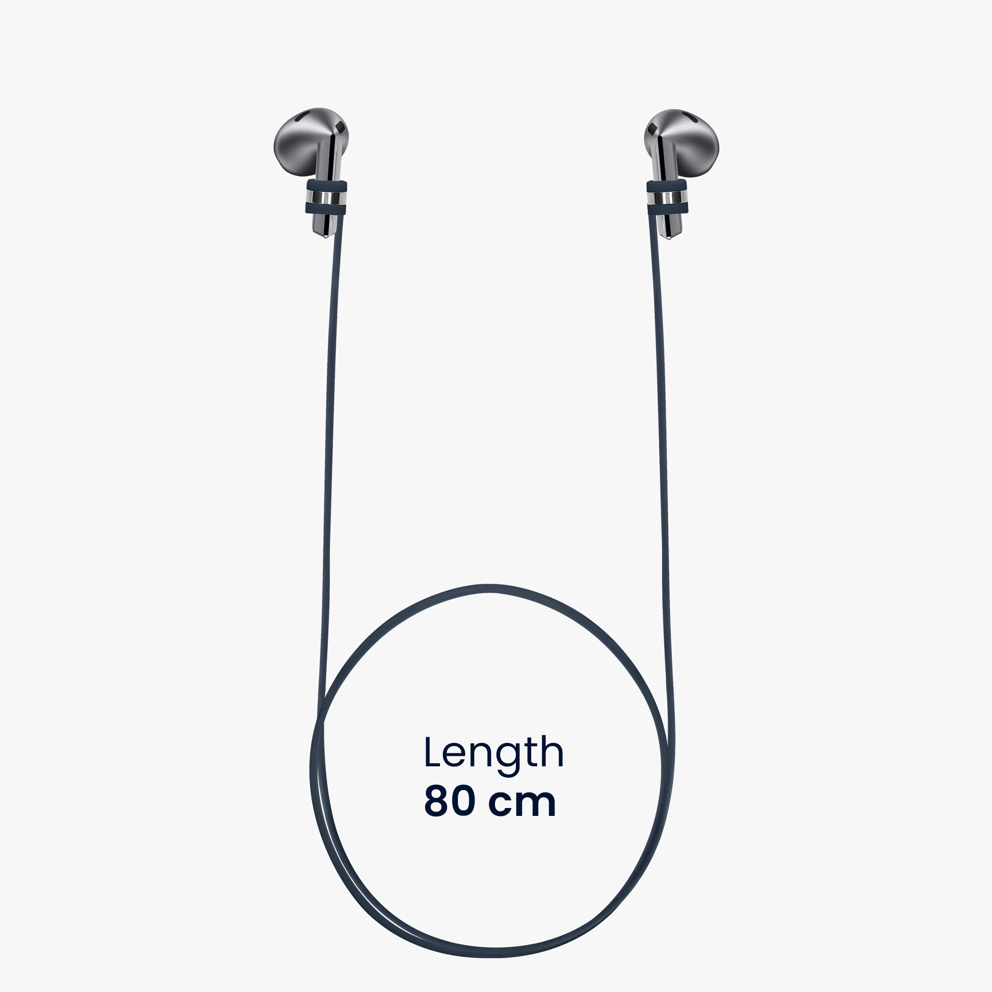 Šňůrka na sluchátka Samsung Galaxy Buds 3 / Soundcore P20i / Wave Beam / Fun Air Pro 4 kwmobile modrý