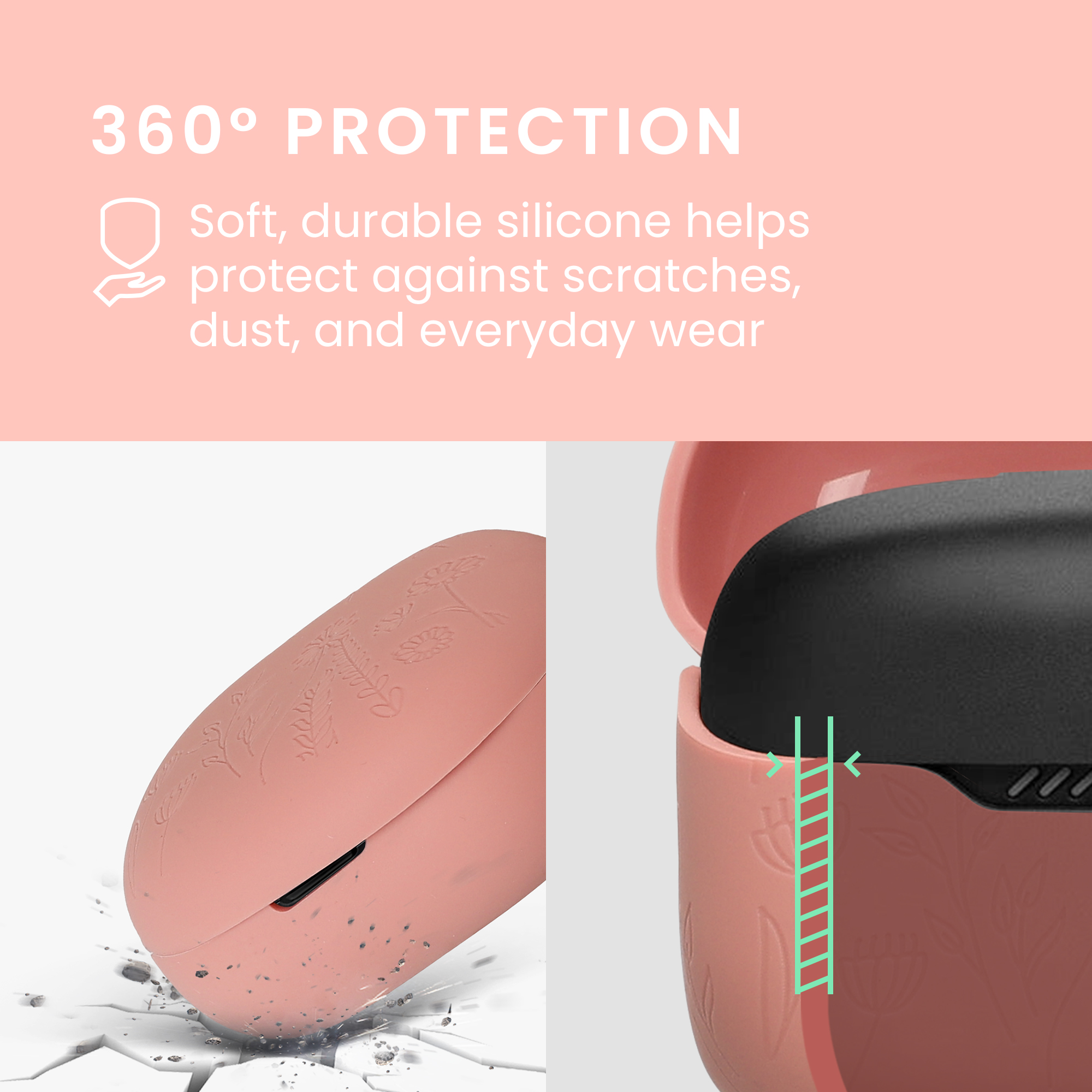 Pouzdro kwmobile pro Anker Soundcore P20i Case, Cover Embossed Pattern