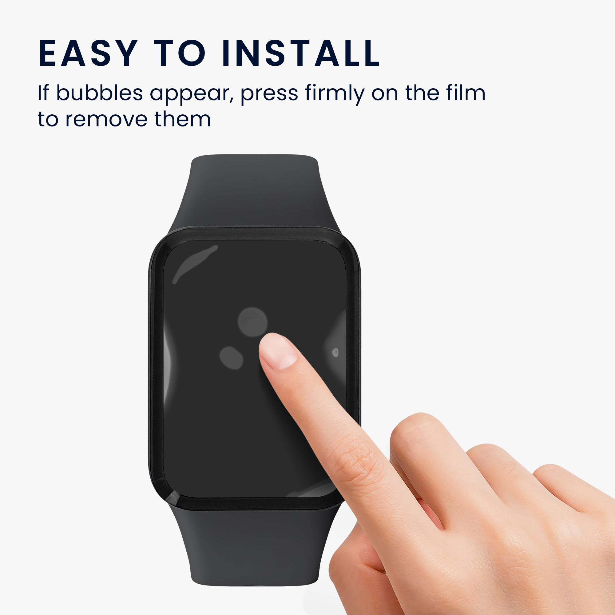 2x Ochranná fólie Xiaomi Smart Band 9 Pro kwmobile - 2x smart watch protector anti-fingerprint