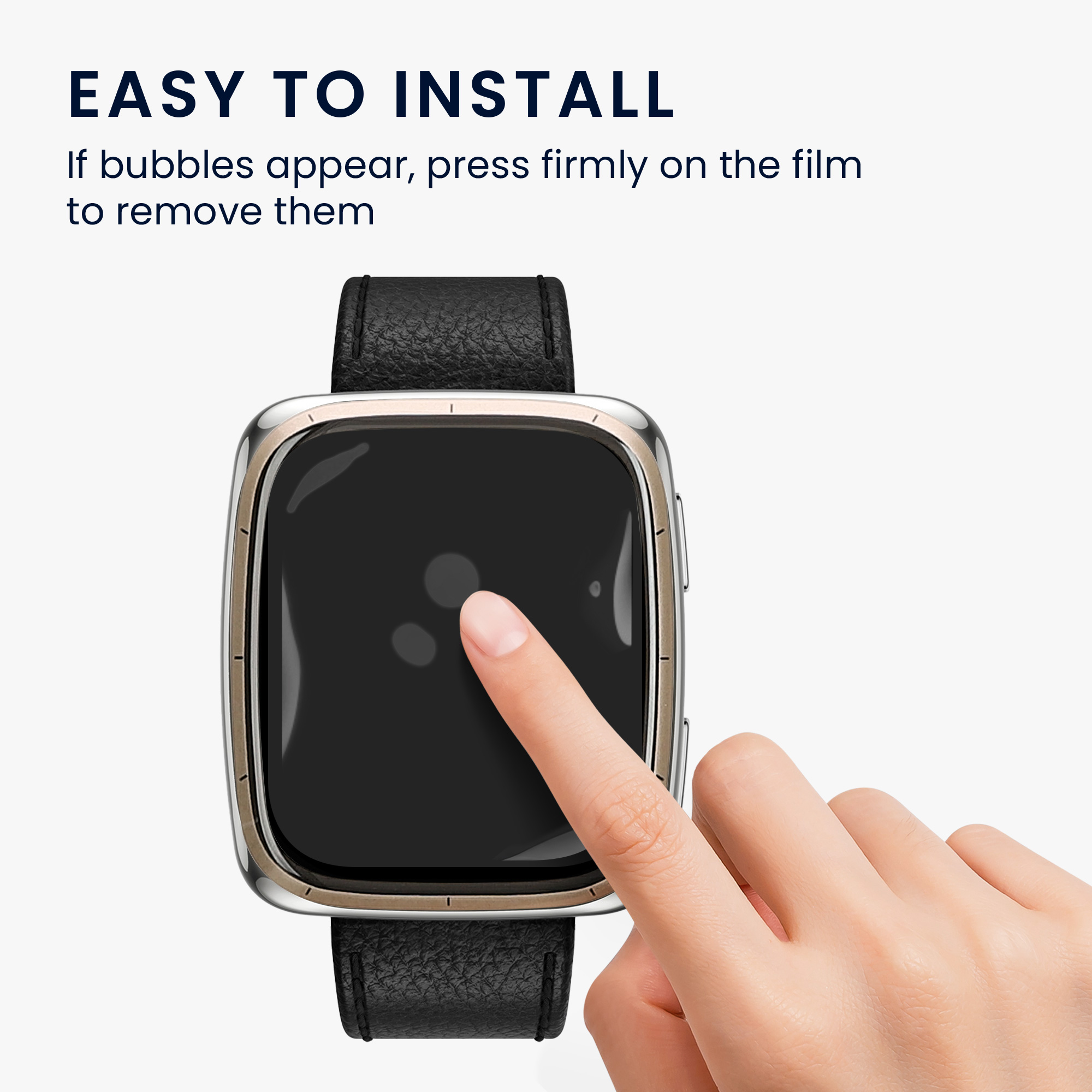 Sada 2 Ochranná fólie pro Amazfit Active 2 Square kwmobile