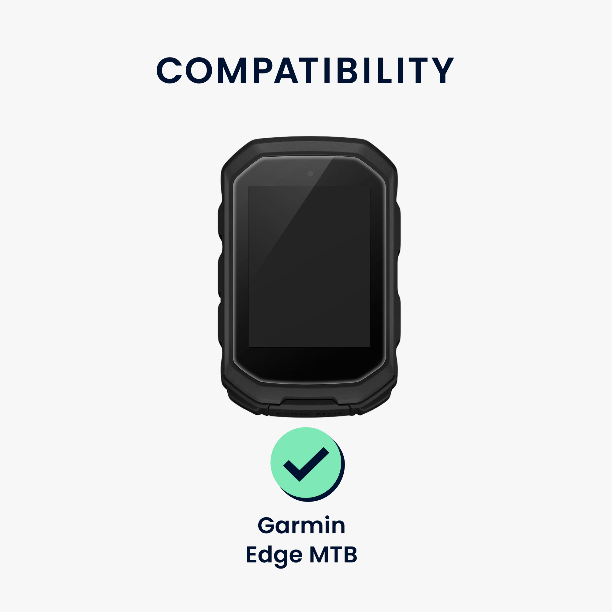Tvrzené sklo cyklo GPS Garmin Edge MTB kwmobile 2 ks transparentní