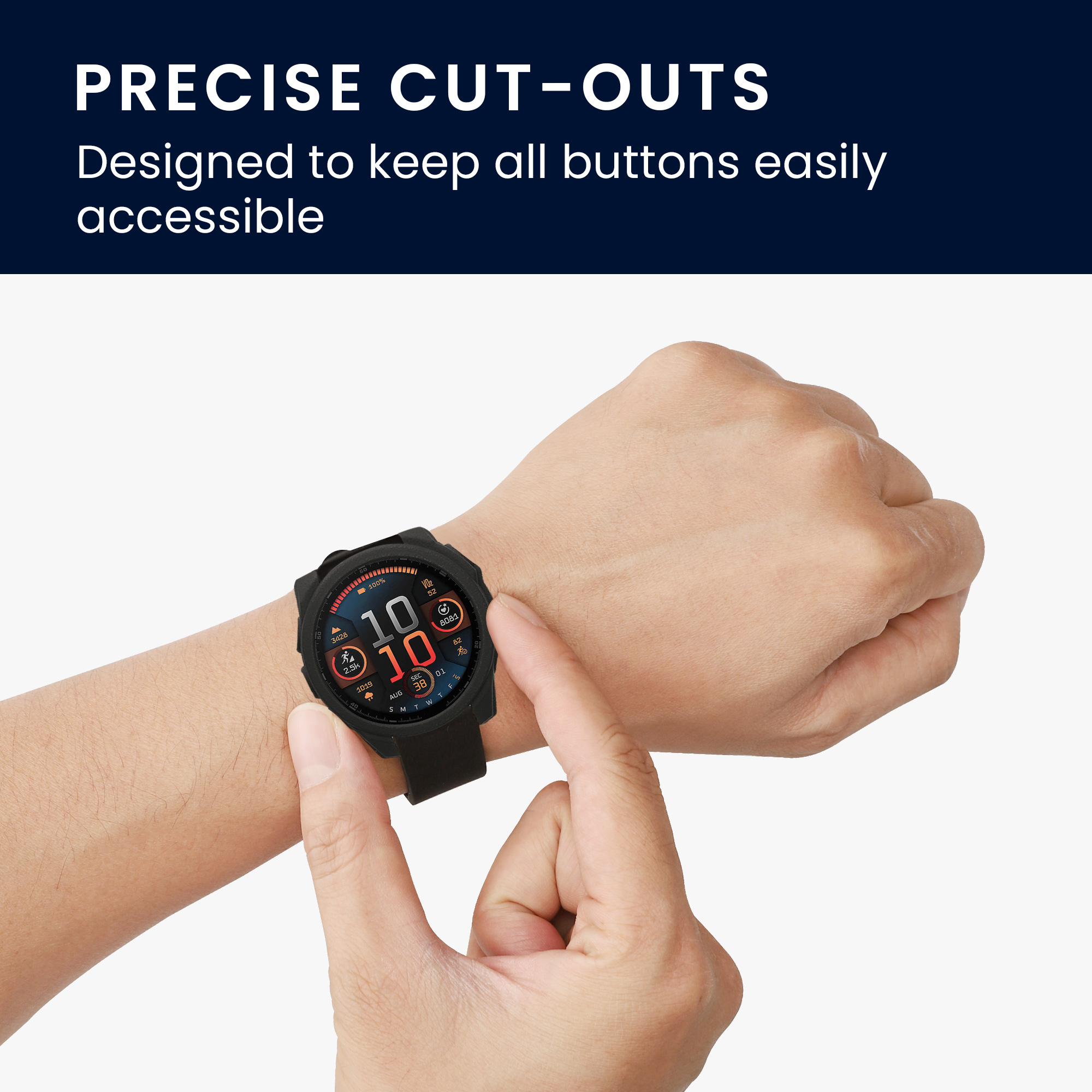 Ochranný kryt Garmin Fenix kwmobile černé