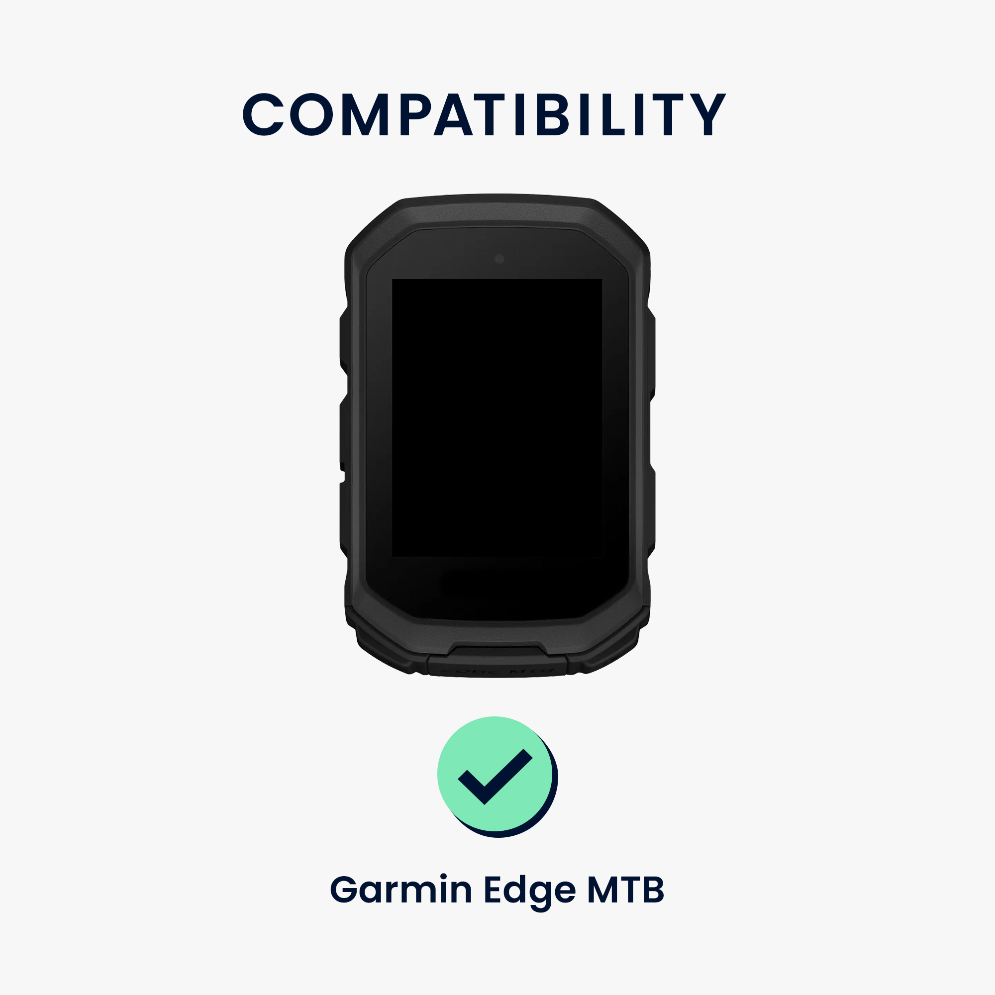 Silikonové pouzdro cyklo GPS Garmin Edge MTB kwmobile průhledná