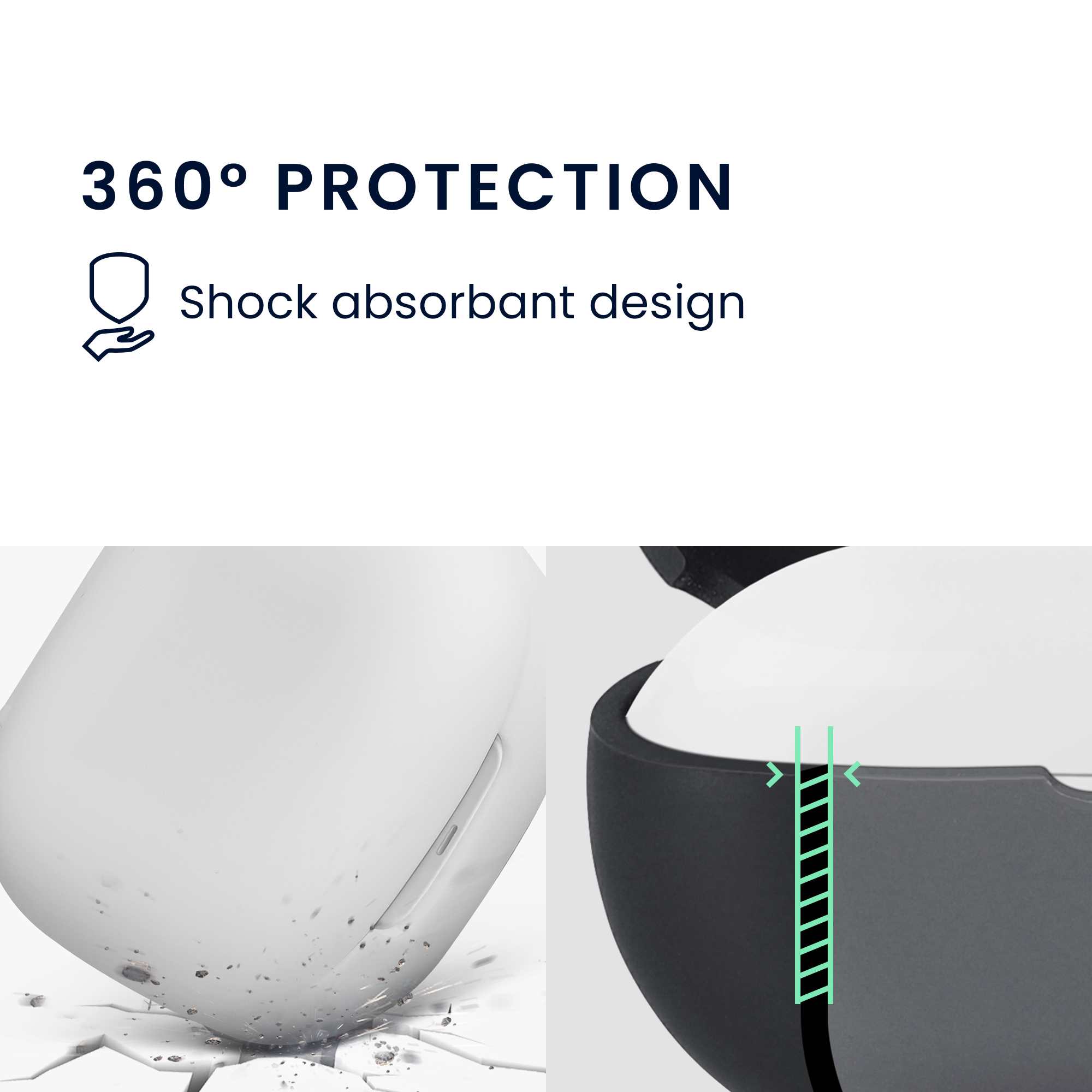 Pouzdro na sluchátka kwmobile pro Shokz OpenFit 2+ T921, bílá