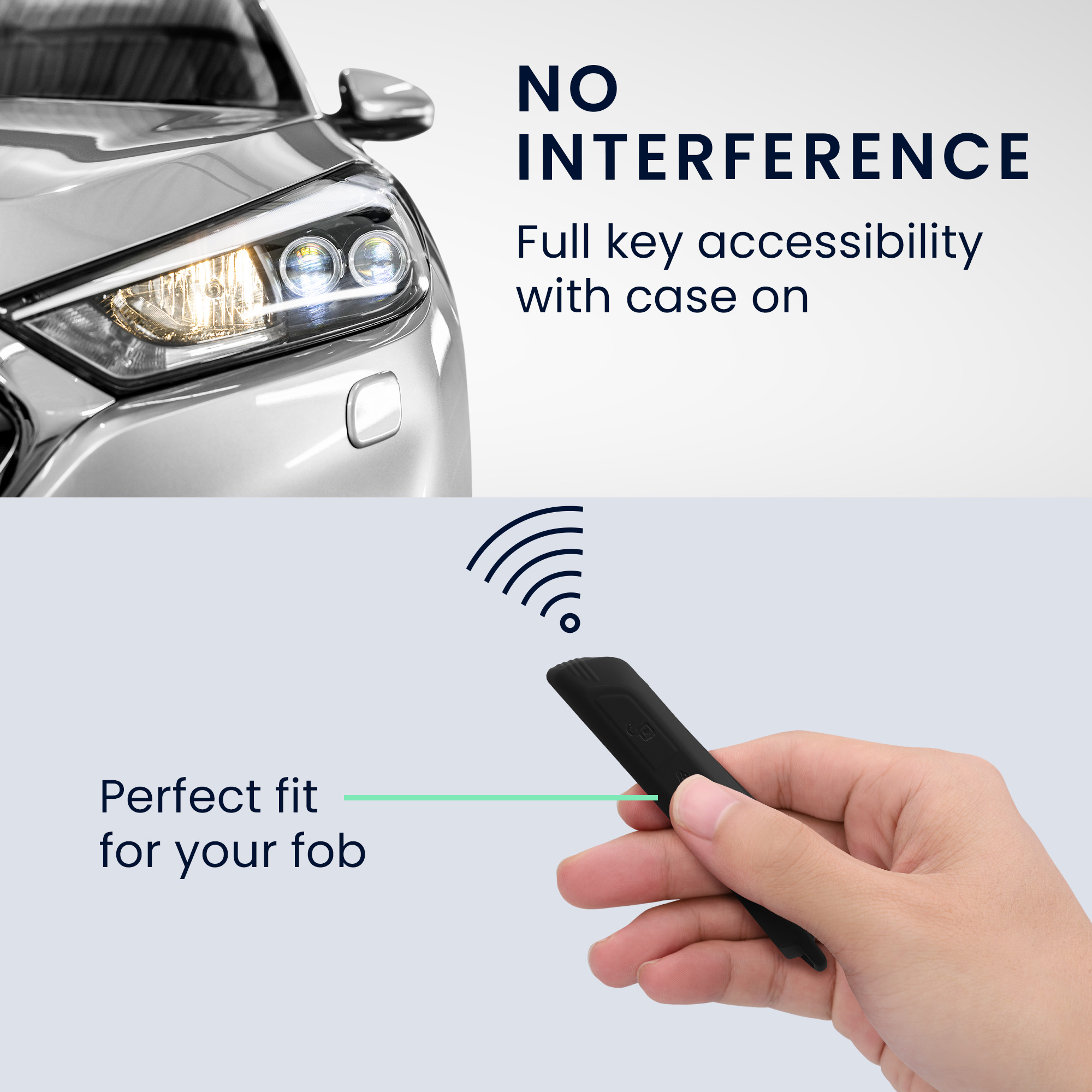 Tpu pouzdro na klíč od auta s kroužkem BMW X7/X1/iX 4 tlačítka Key Ring černé