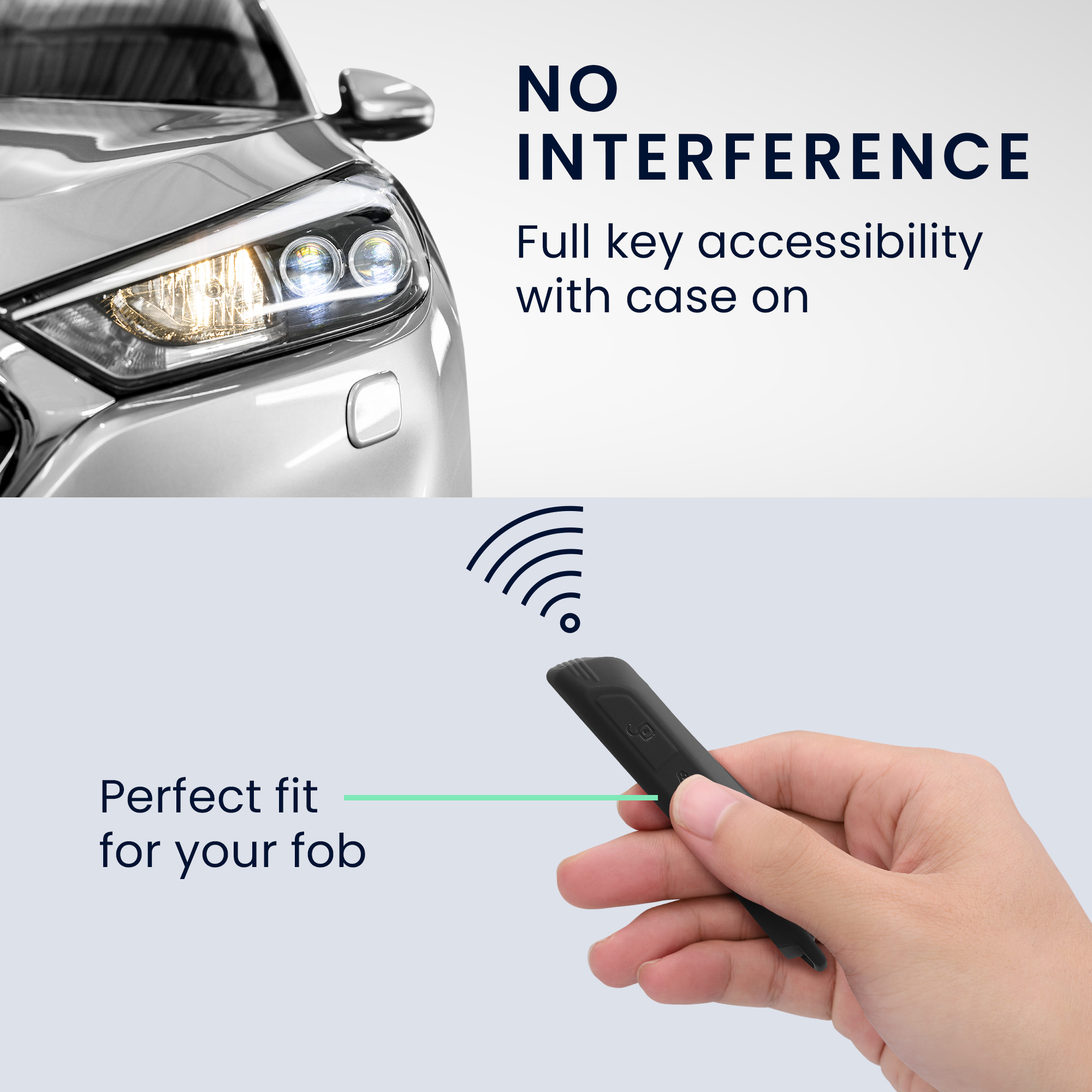 Tpu pouzdro na klíč od auta s kroužkem BMW X7/X1/iX 4 tlačítka Key Ring šedé