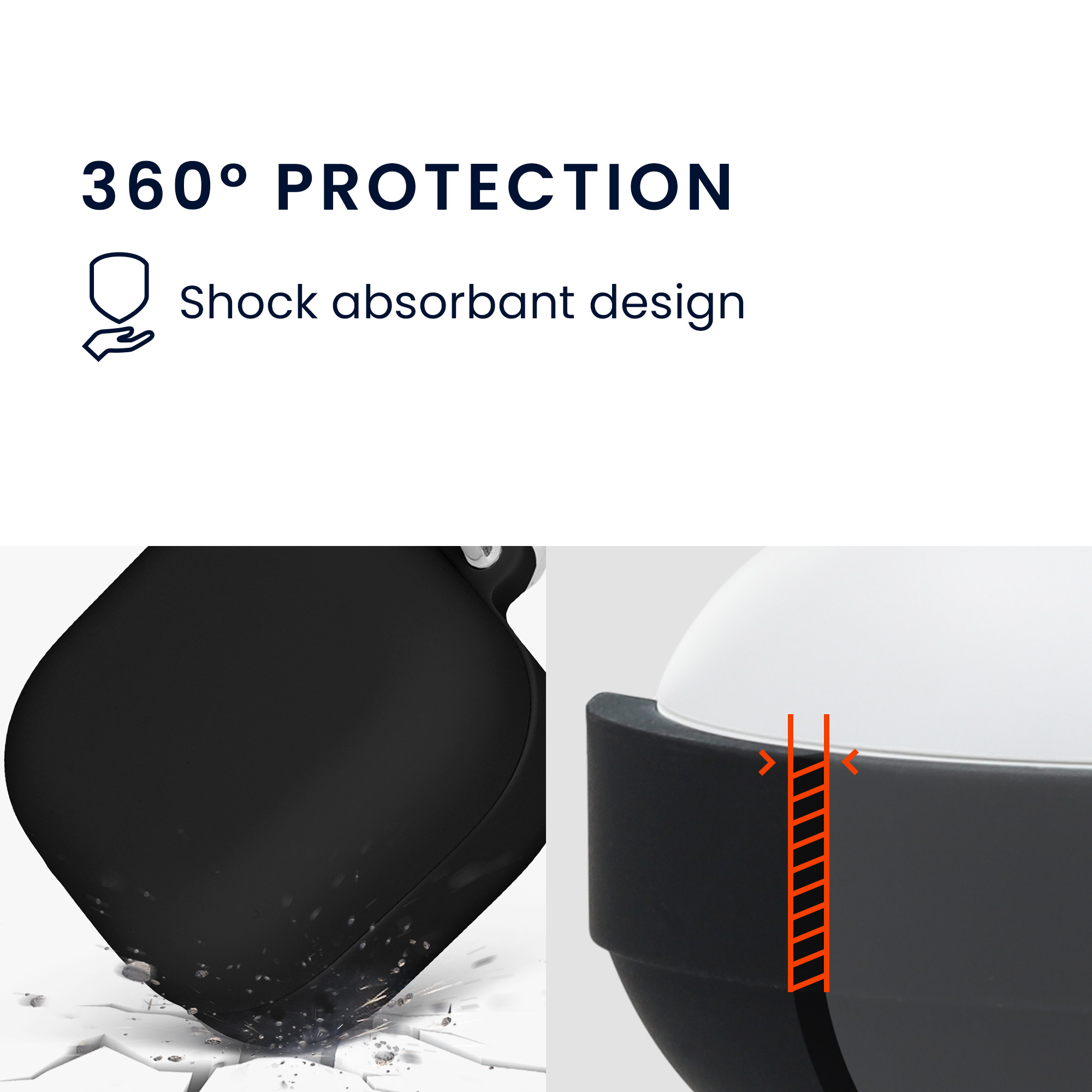 Silikonové pouzdro na sluchátka Samsung Galaxy Buds 4 / Galaxy Buds 4 Pro Case kwmobile černý