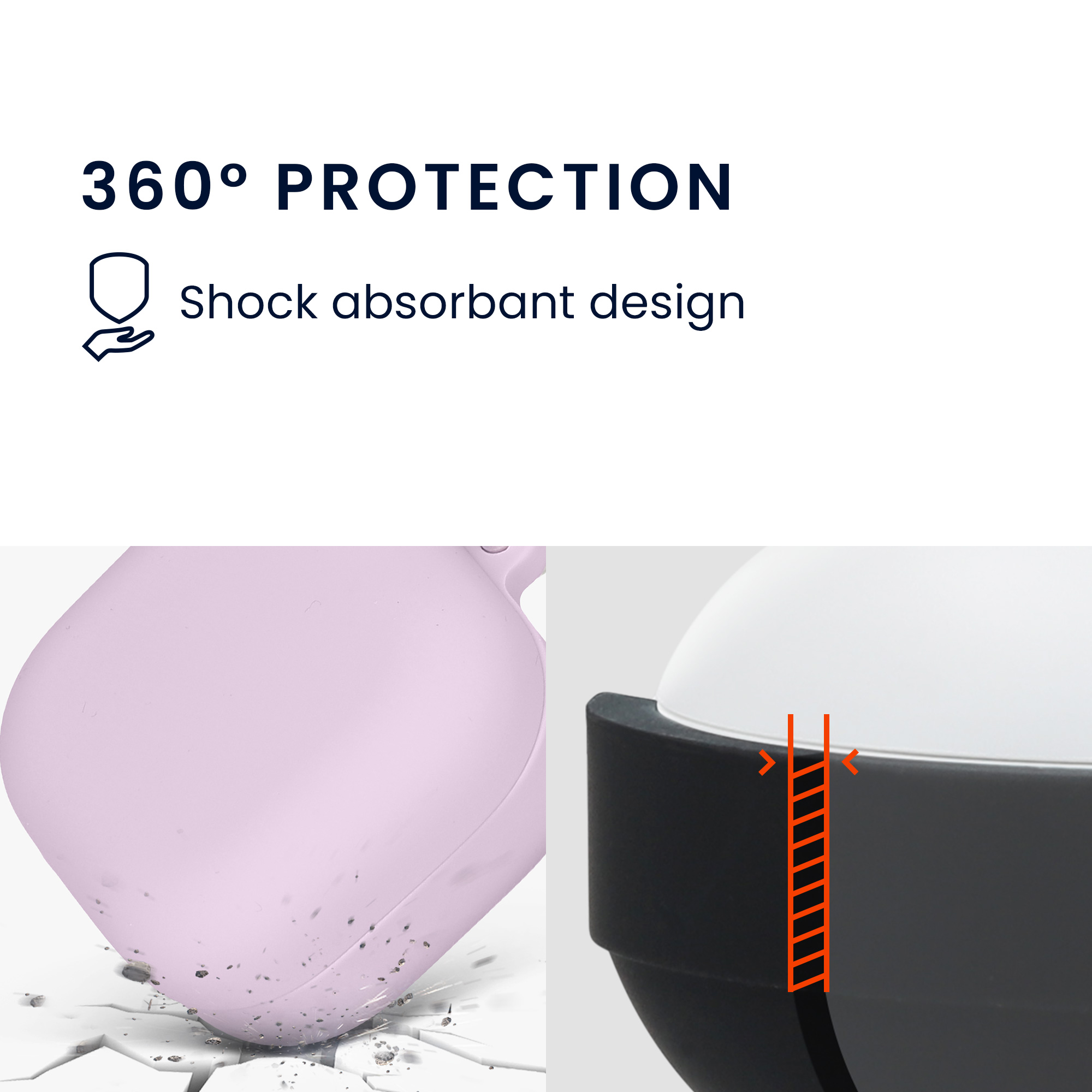 Silikonové pouzdro na sluchátka Samsung Galaxy Buds 4 / Galaxy Buds 4 Pro Case kwmobile levandulový