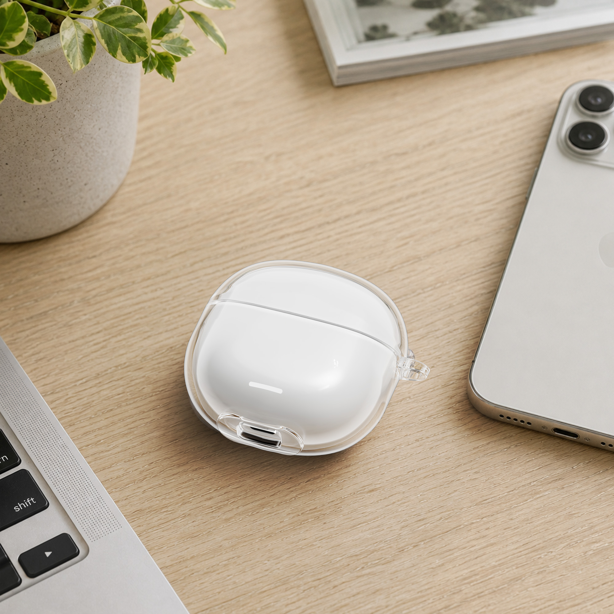 Silikonový obal nabíjecí pouzdro sluchátka Xiaomi Redmi Buds 8 Lite průhledná kwmobile