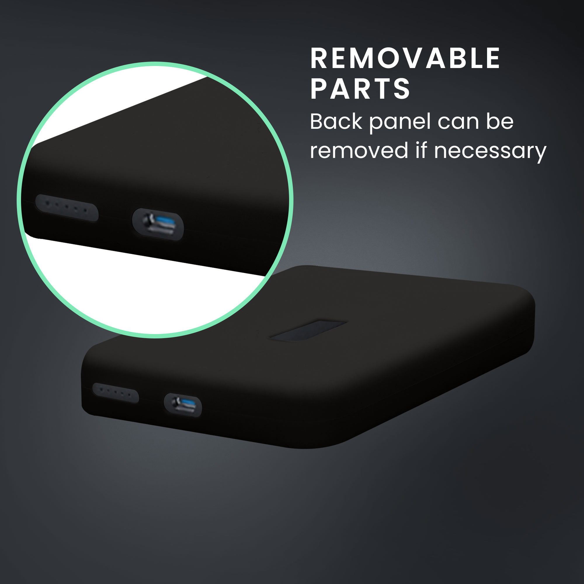 Pouzdro na tablet - Anker MagGo Power Bank 10000mAh 15W - kwmobile - černá