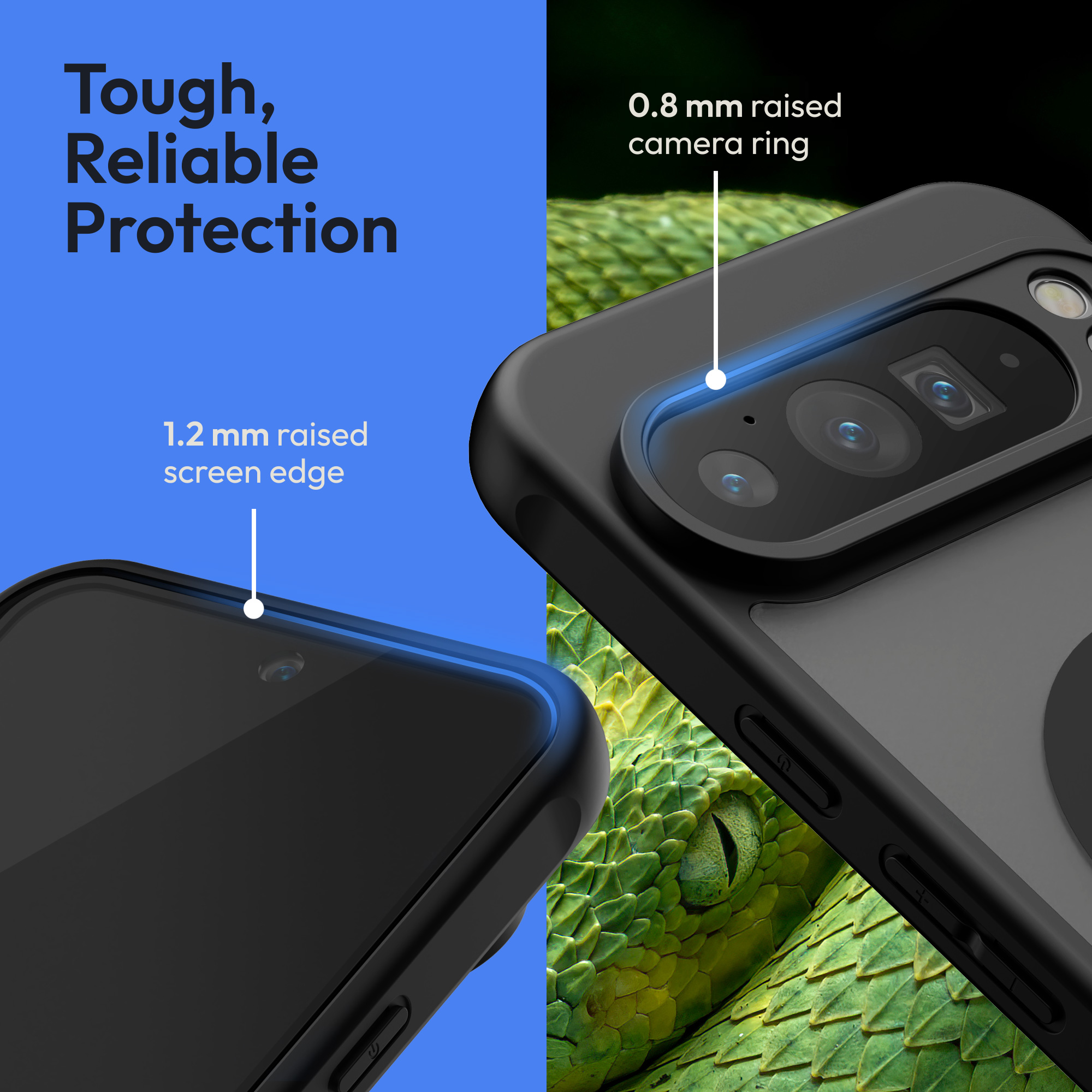 Ochranná fólie na displej Oakshield pro Google Pixel 9 Pro / Google Pixel 9 - černá