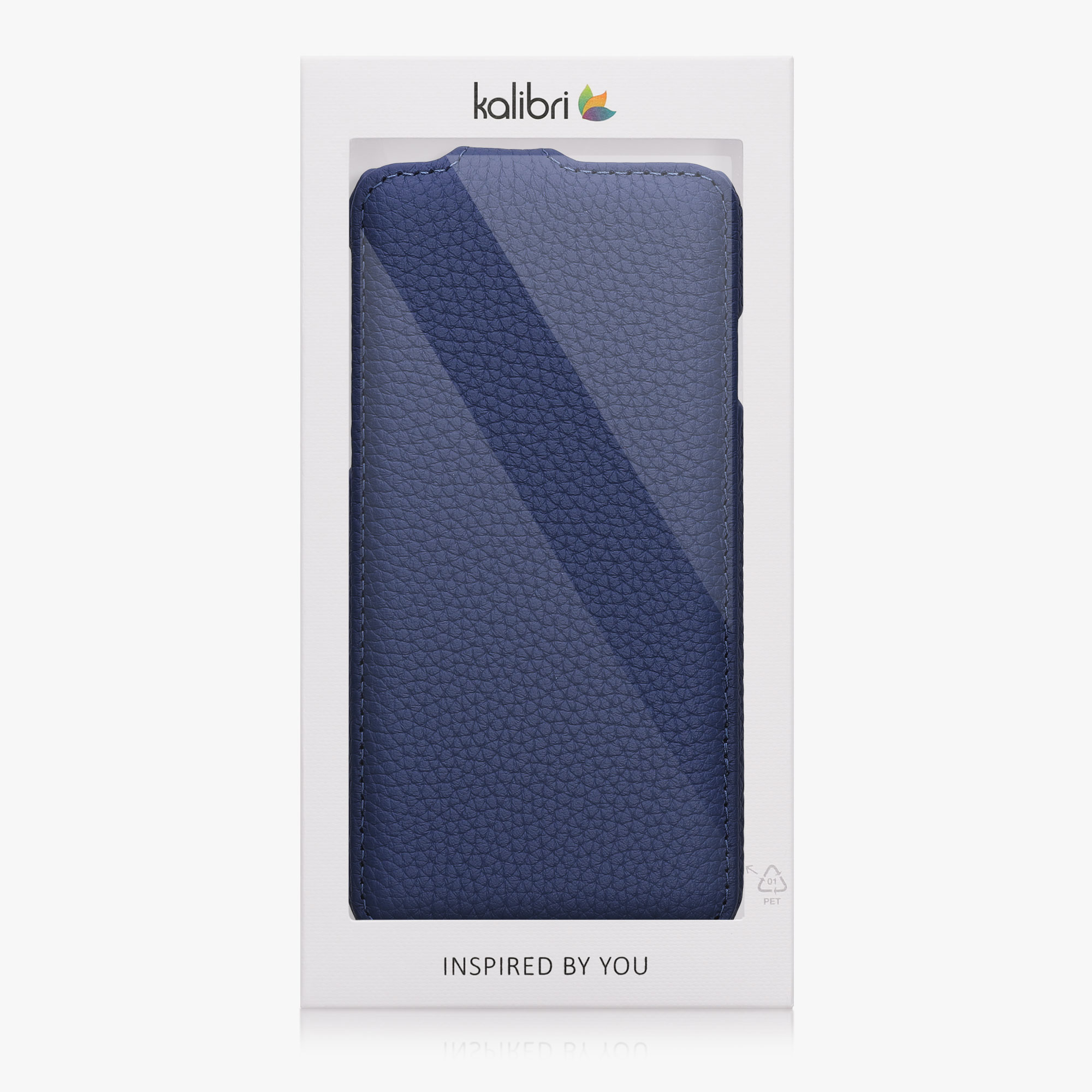 Flipové pouzdro kalibri pro iPhone SE 2022/2020/8/7 - tmavě modrá