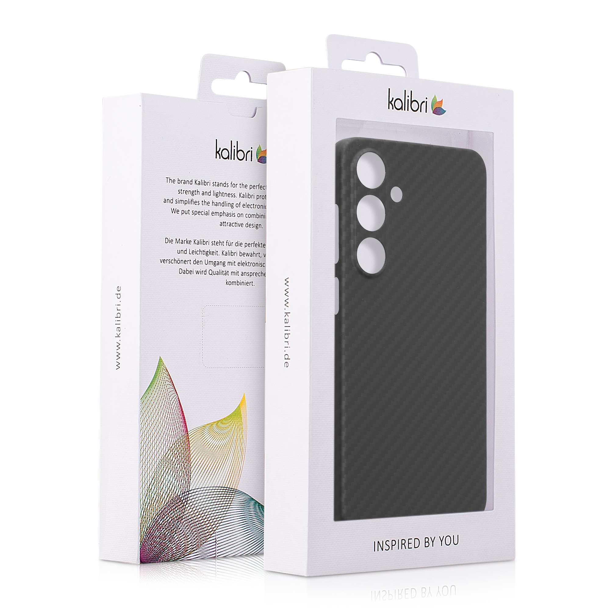 Aramidový kryt na mobil Galaxy S24 kalibri matně černá