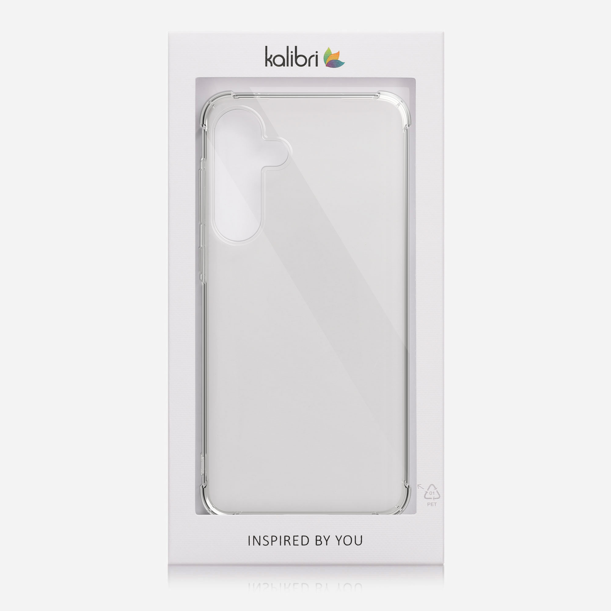 Průhledný kryt na mobil Samsung Galaxy A55 5G kalibri TPU + 2x tvrzené sklo transparentní