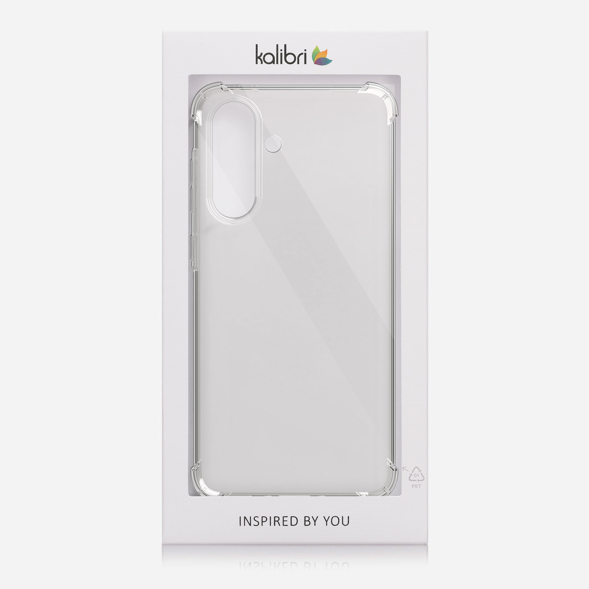 Průhledný kryt na mobil Samsung Galaxy A56 5G kalibri TPU + 2x tvrzené sklo transparentní