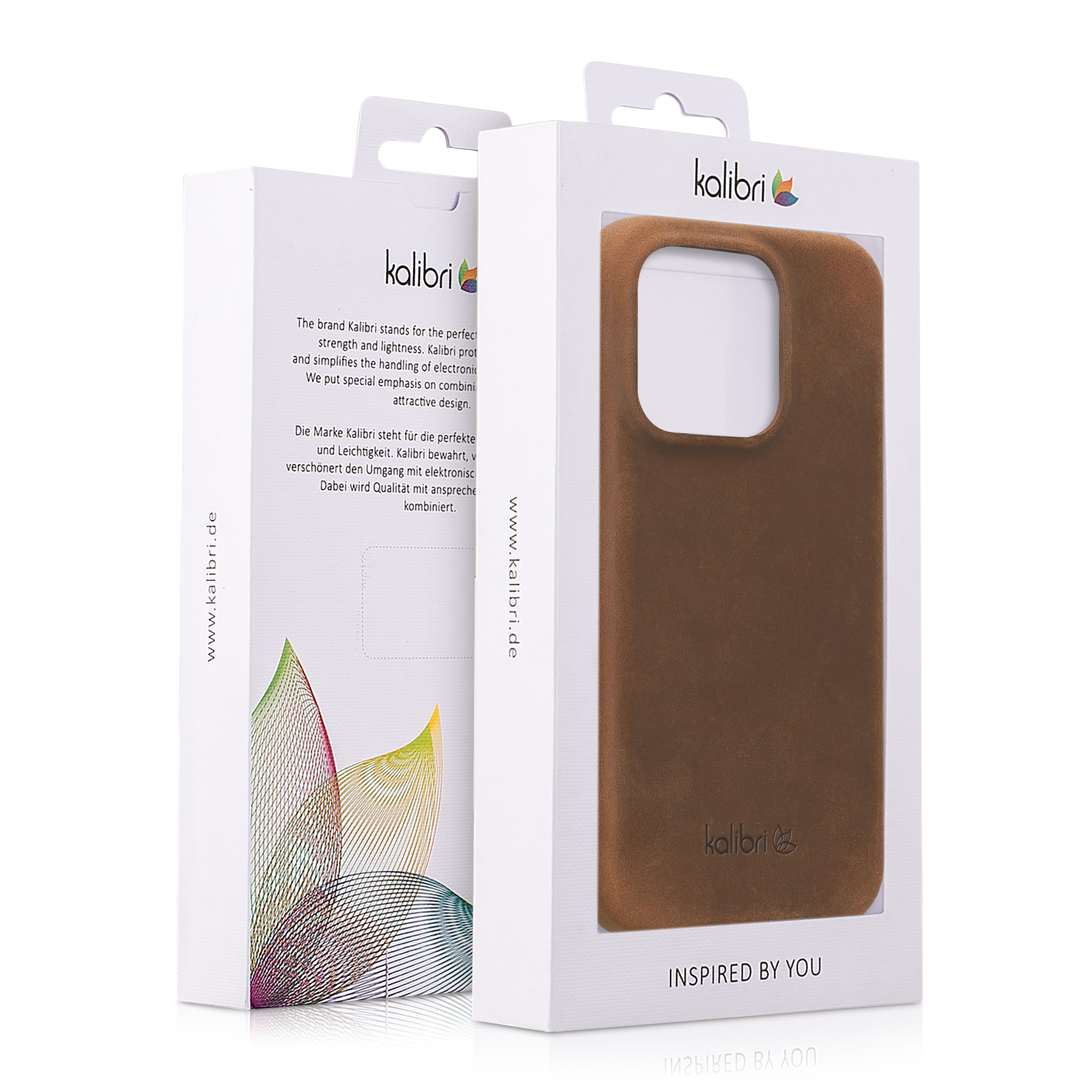 Kryt kalibri iPhone 15 Pro hnědá