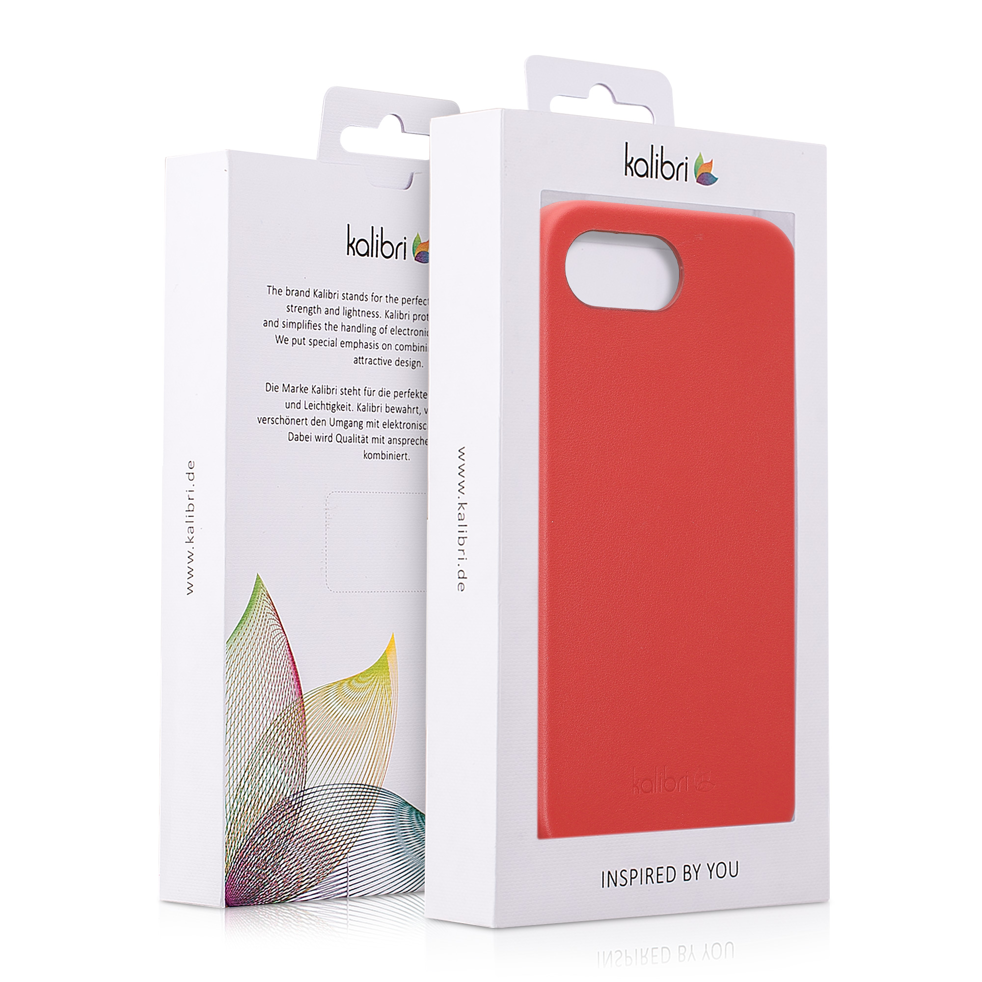 Silikonový kryt Kalibri pro iPhone 17e / 16e - červená