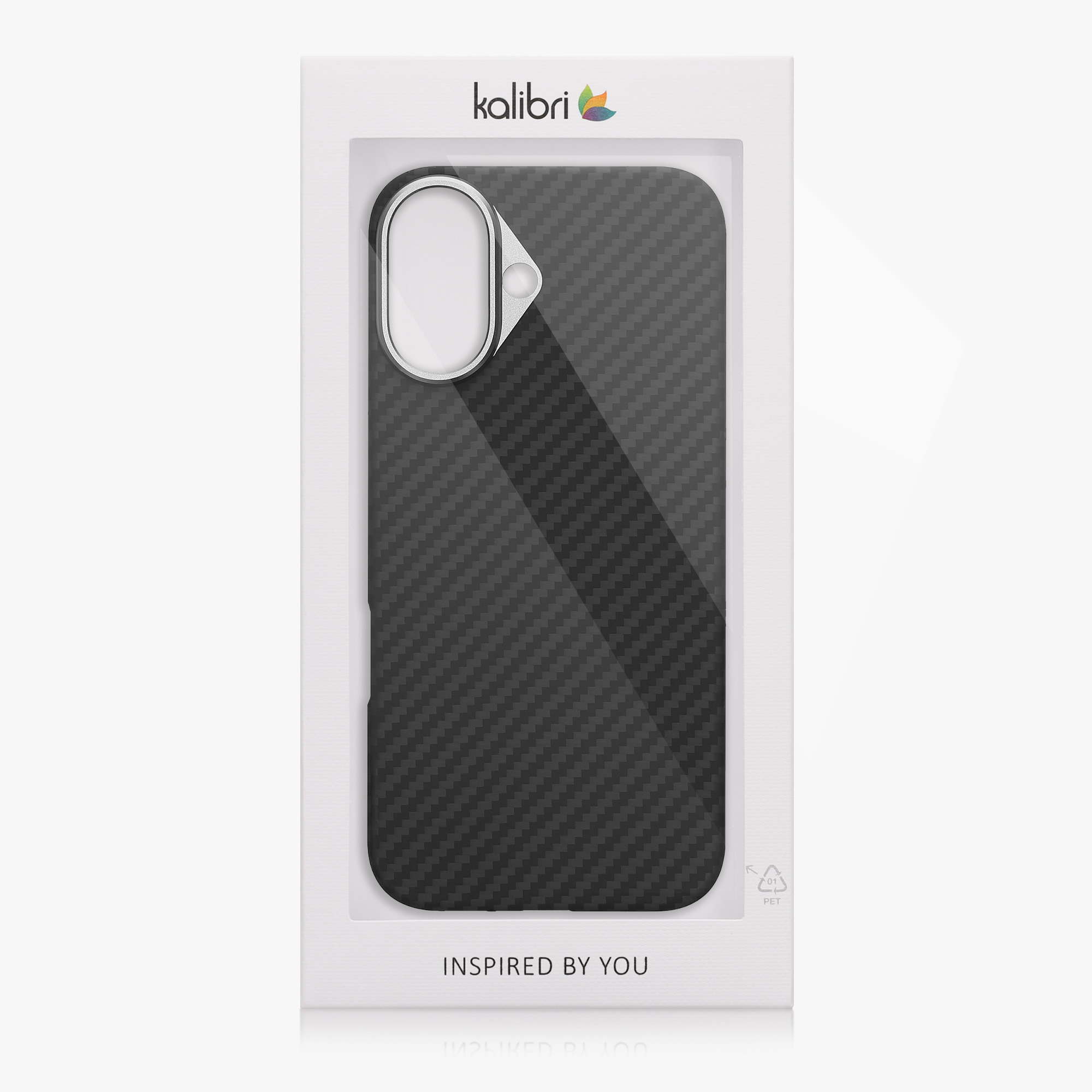 Aramidový kryt Kalibri pro iPhone 17 - černá matná