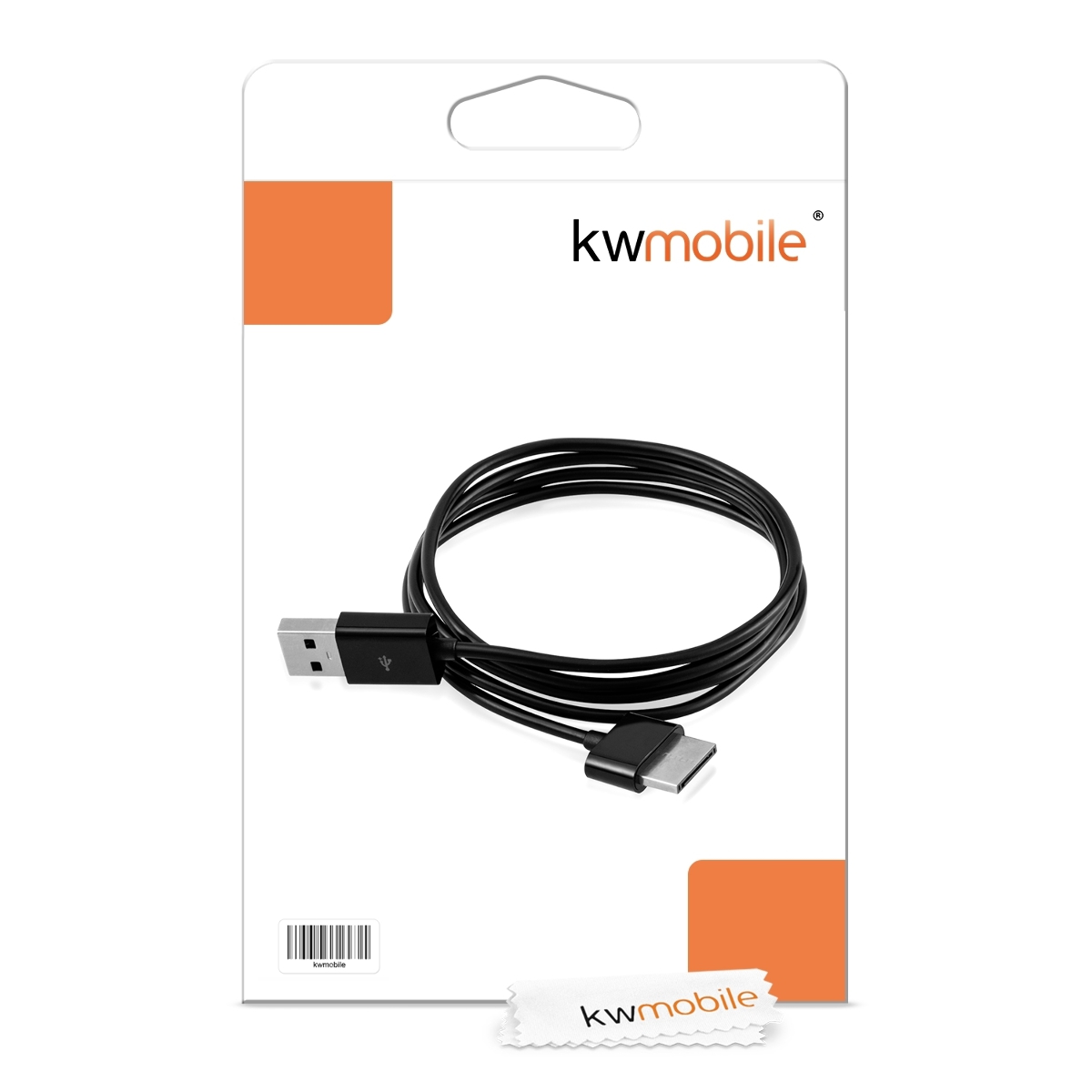 Usb nabíjecí kabel ASUS Transformer Pad TF600 TF600T TF701 TF810C kwmobile - černá