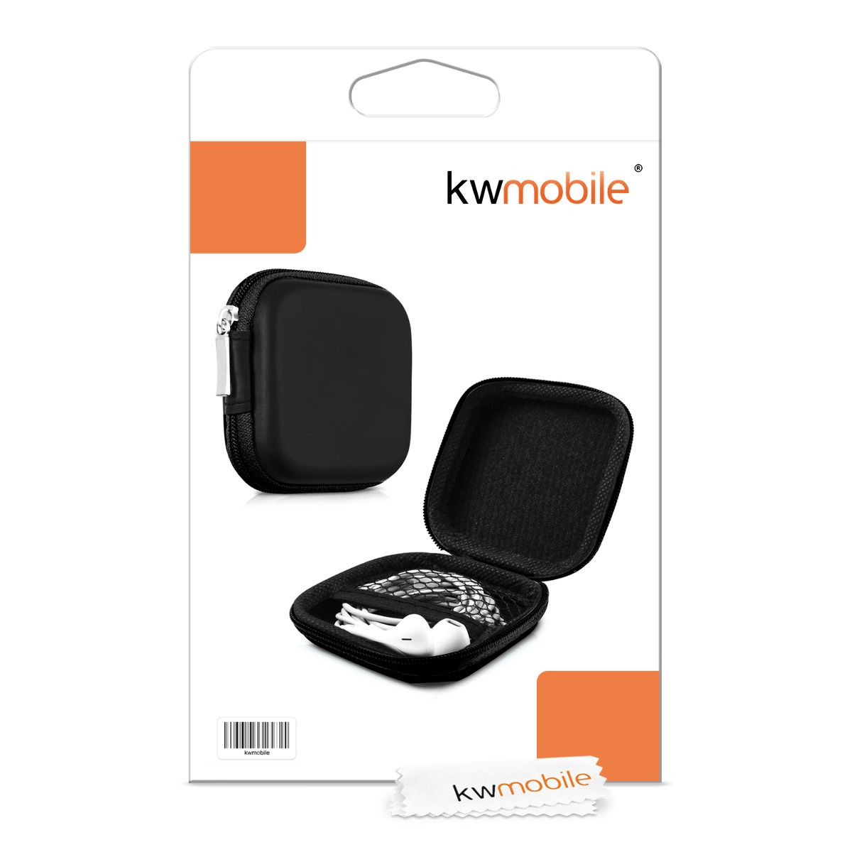 Pouzdro na sluchátka kwmobile - černá